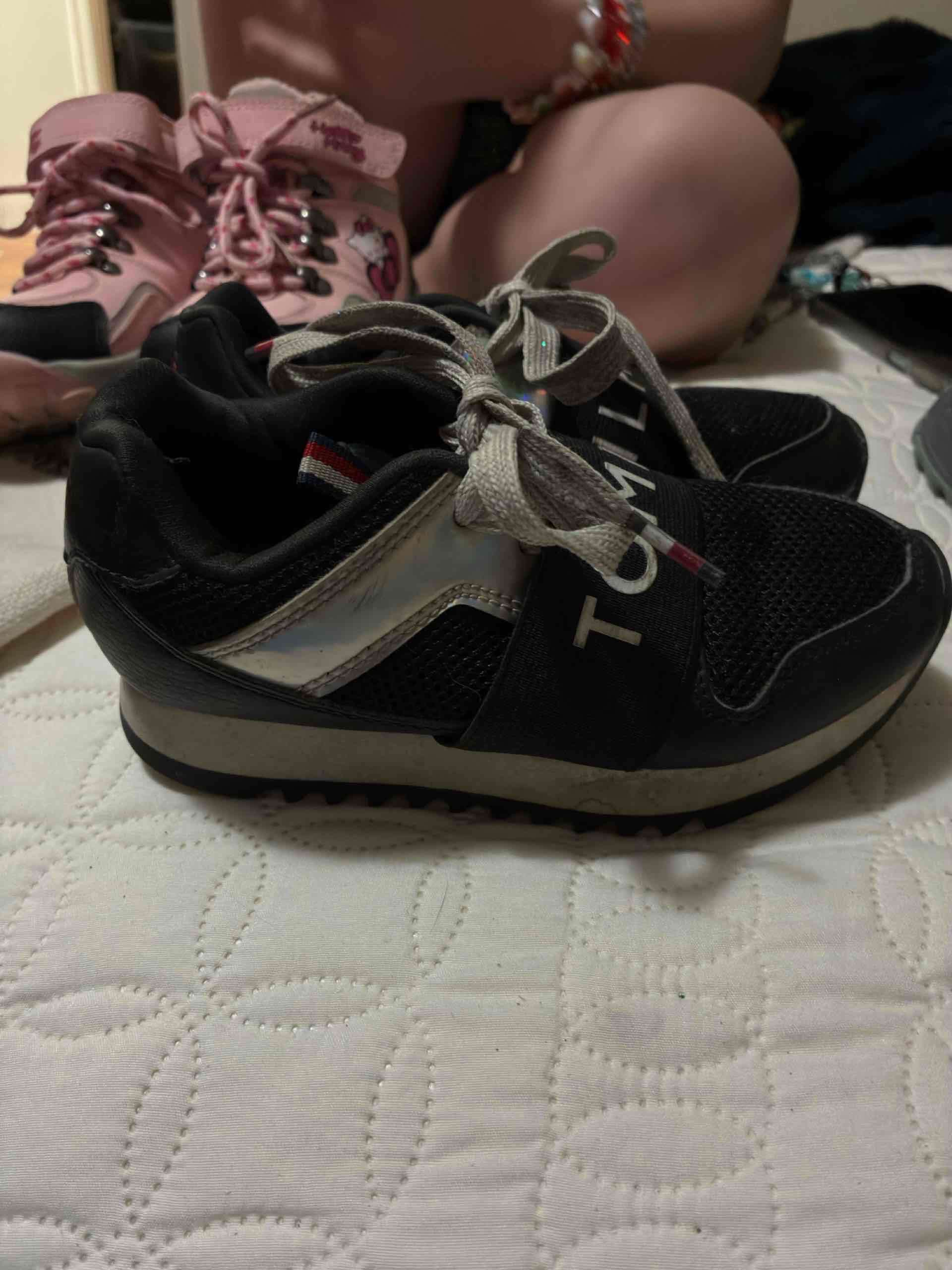 Zapatillas Tommy Hilfiger negras - miniatura 1