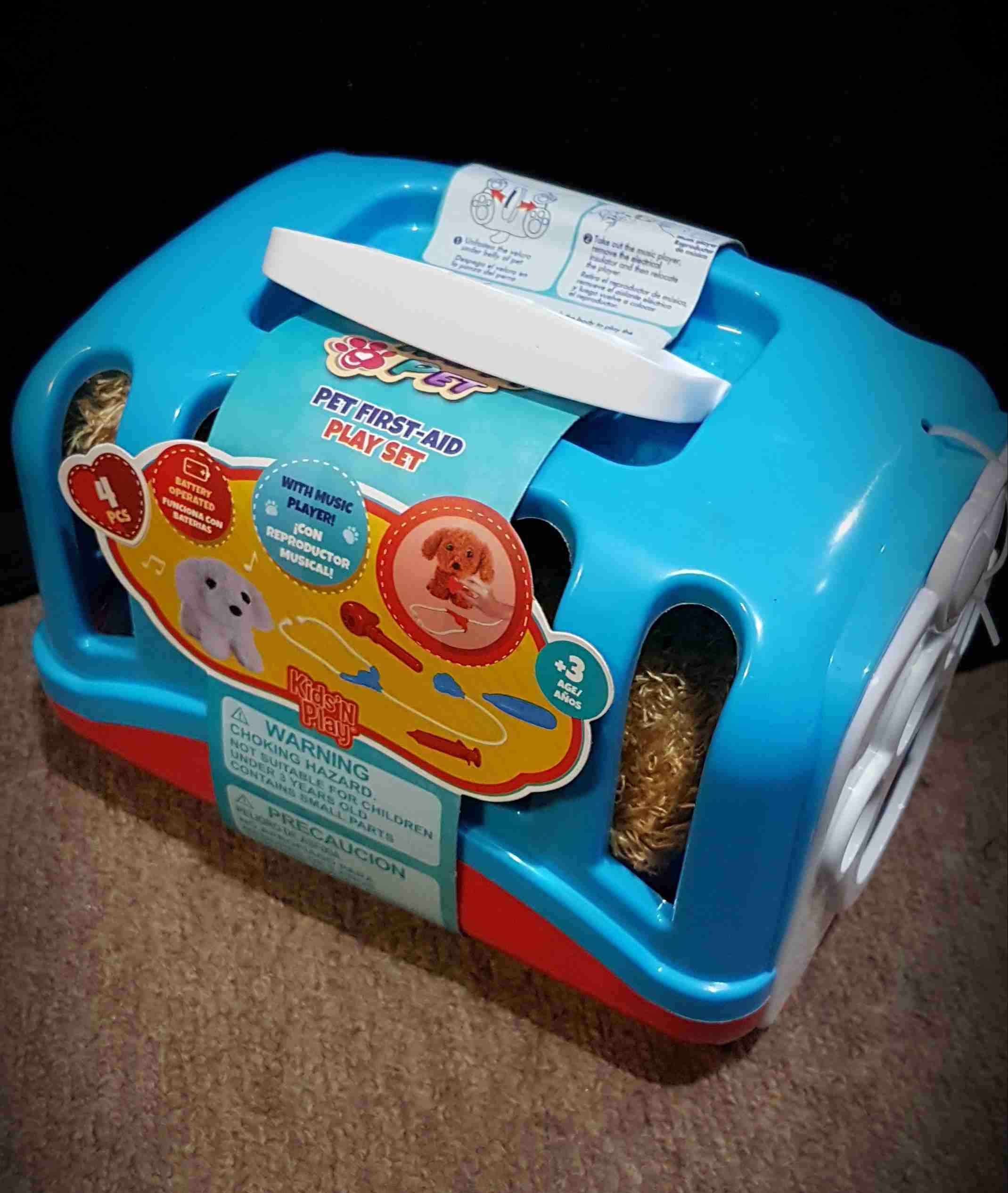 Contenedor juguete azul para niños - miniatura 2