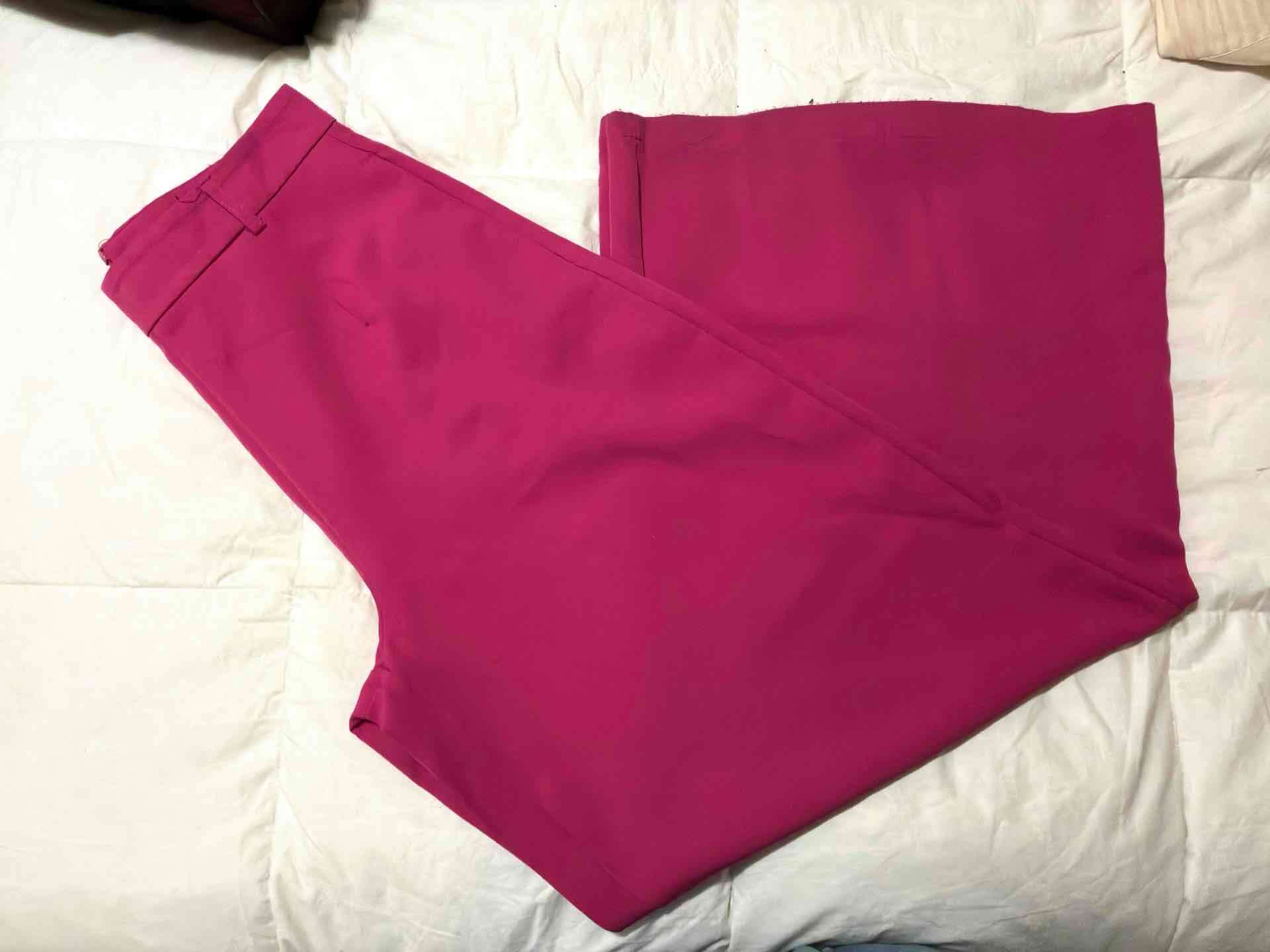 Pantalones anchos fucsias - miniatura 2