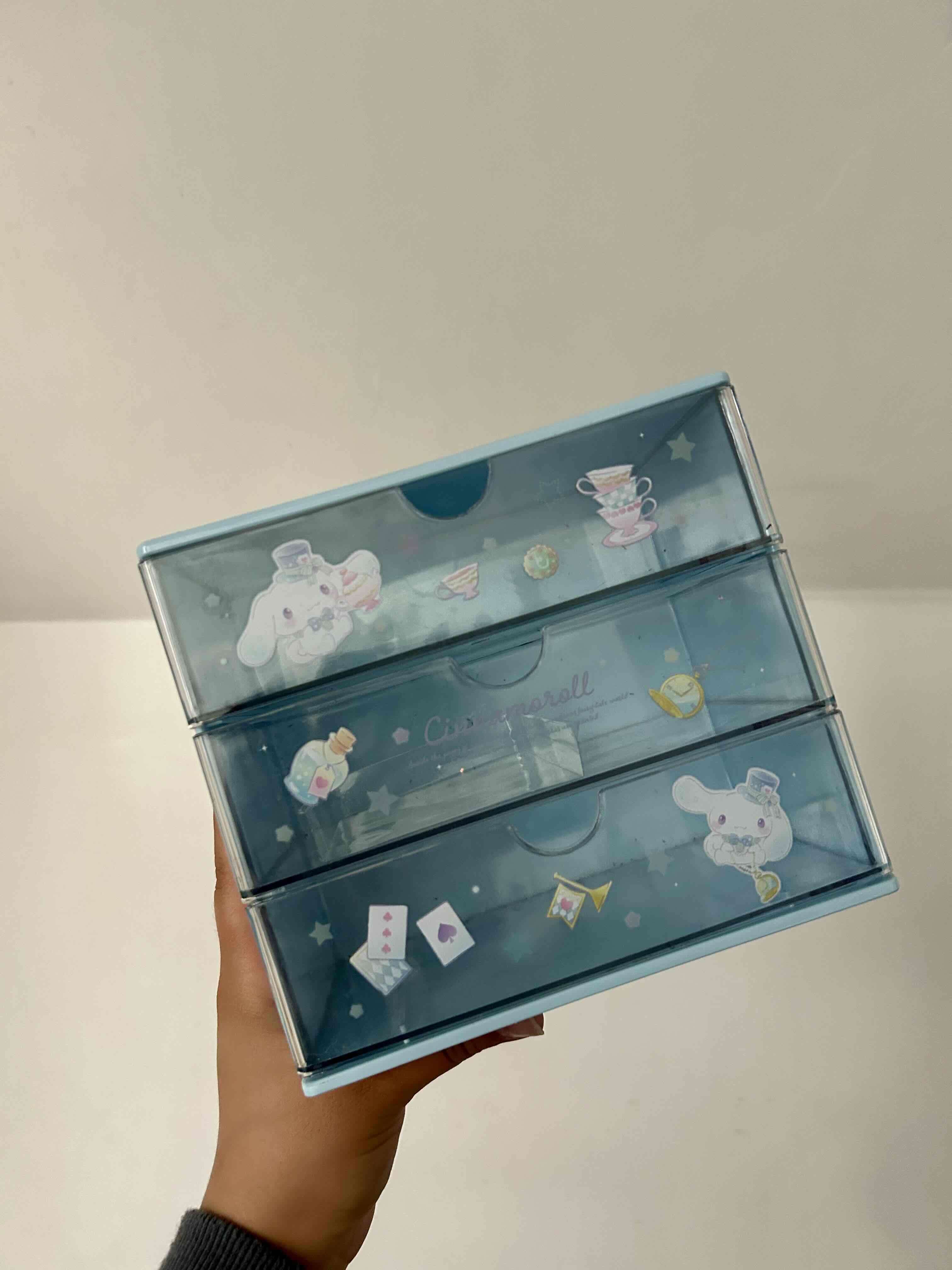 Cajonera organizadora azul decorativa - miniatura 1