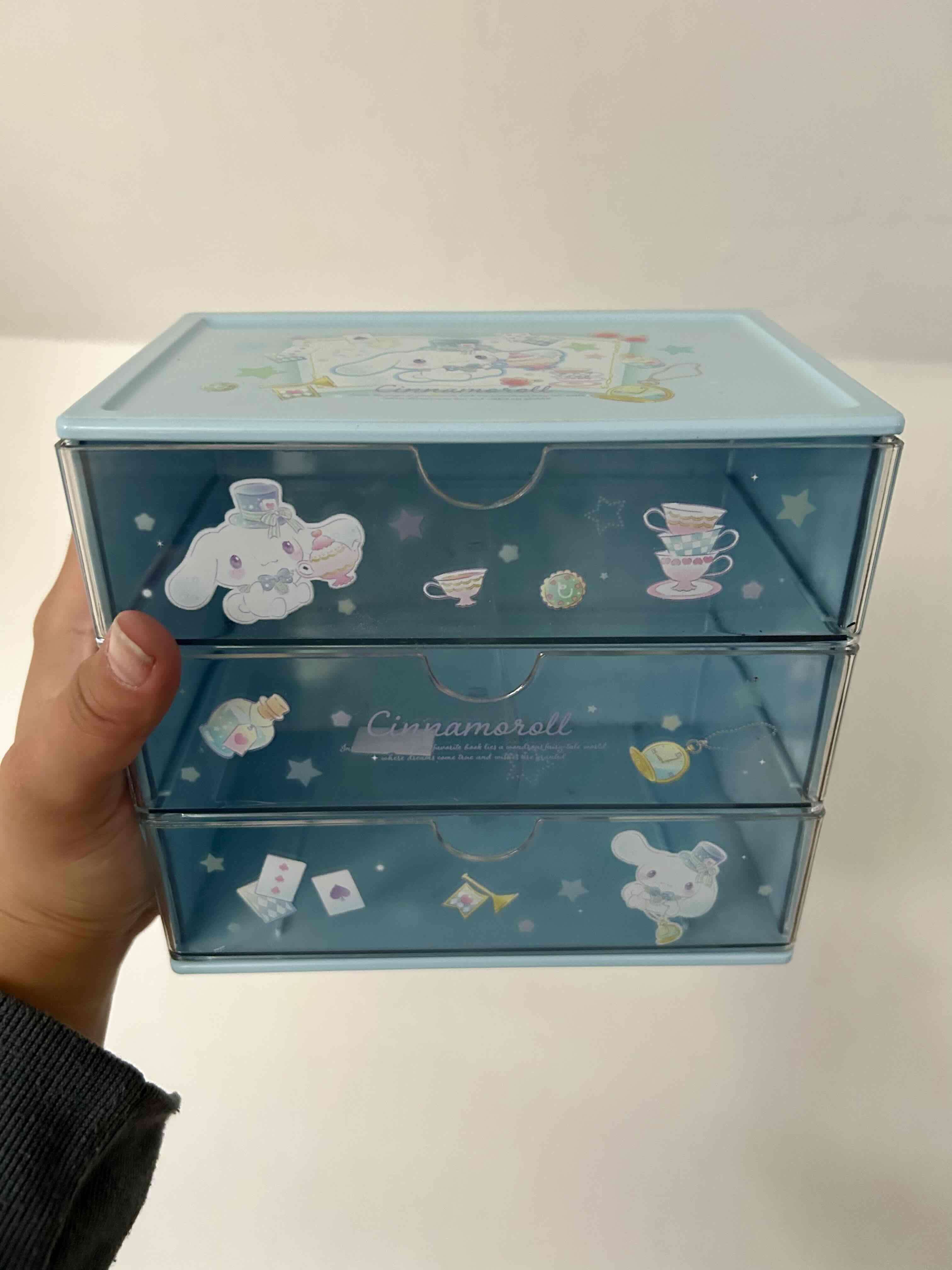 Cajonera organizadora azul decorativa - miniatura 3