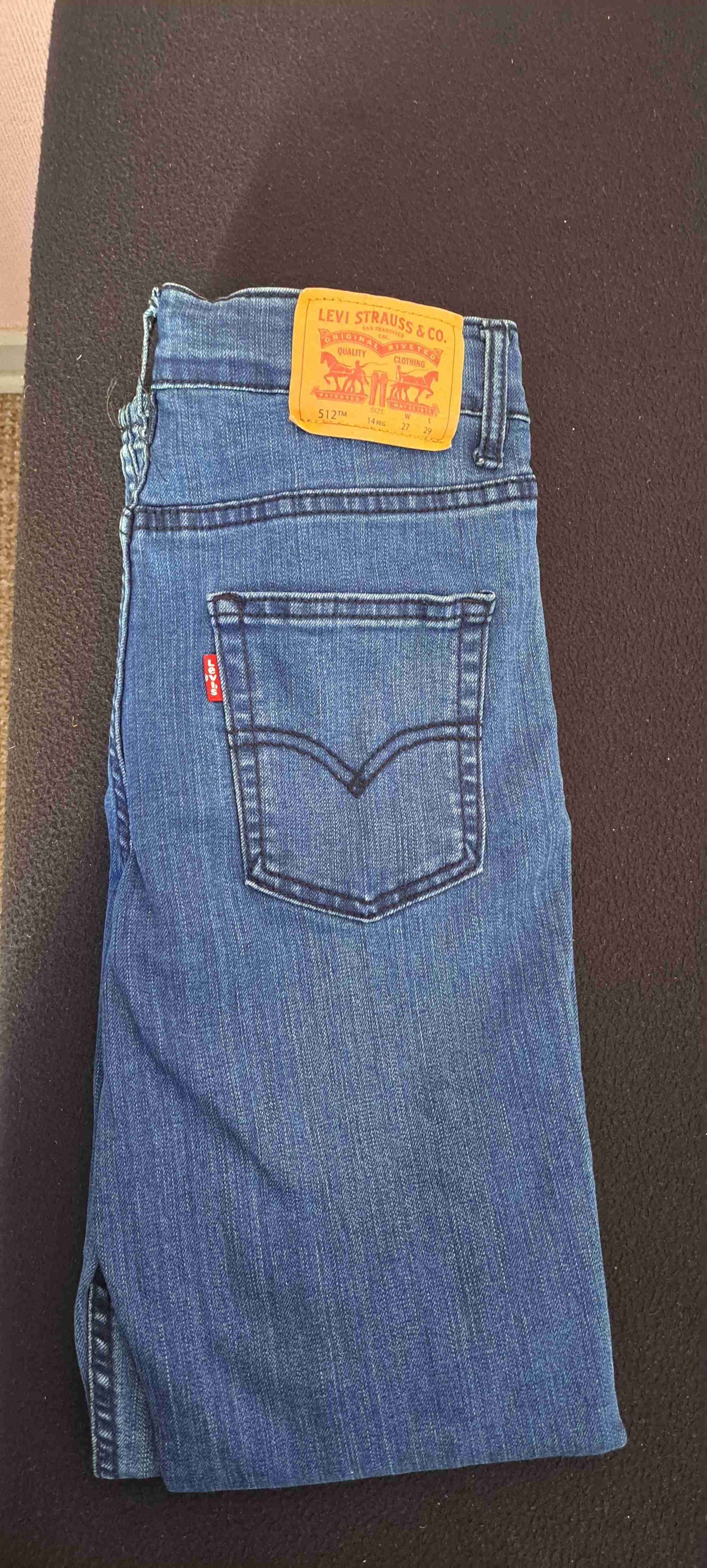 Jeans Levi Strauss azul clásico talla 14