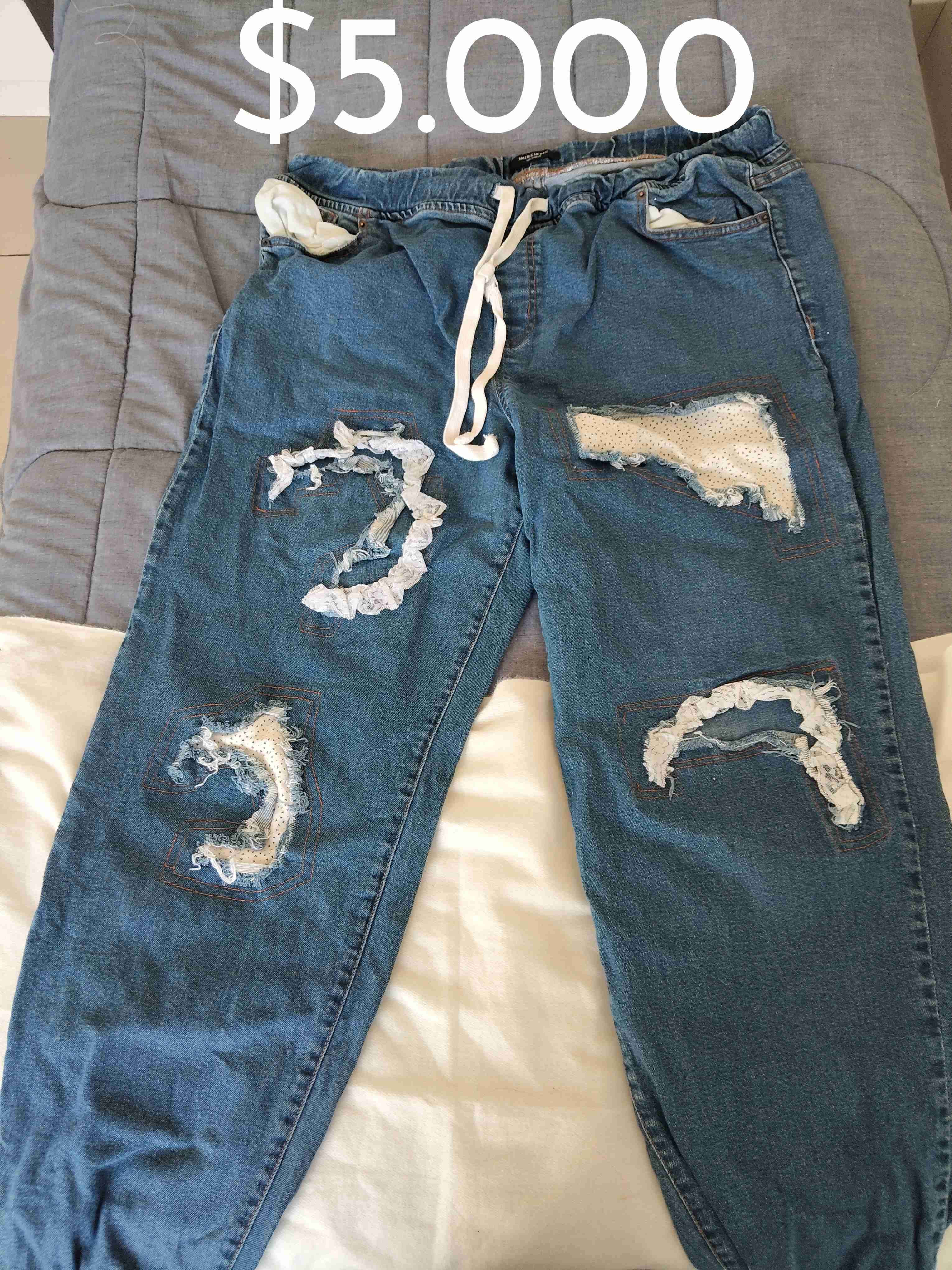 Jeans rasgados talla 46 - miniatura 3