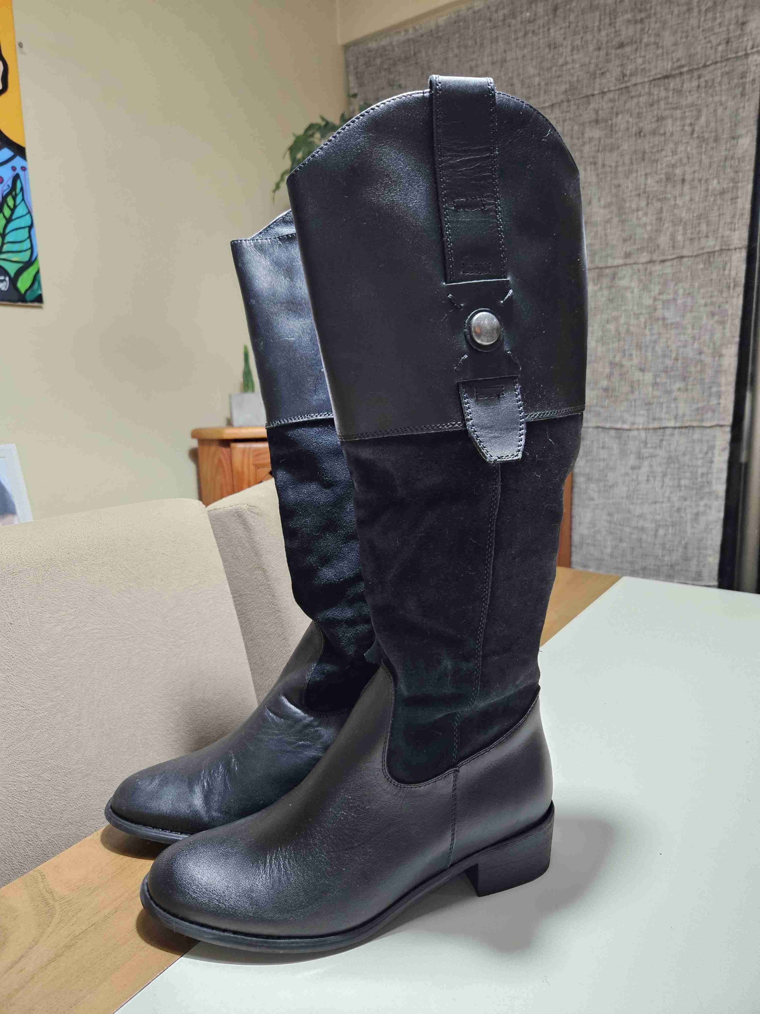 Botas cuero mujer - miniatura 2