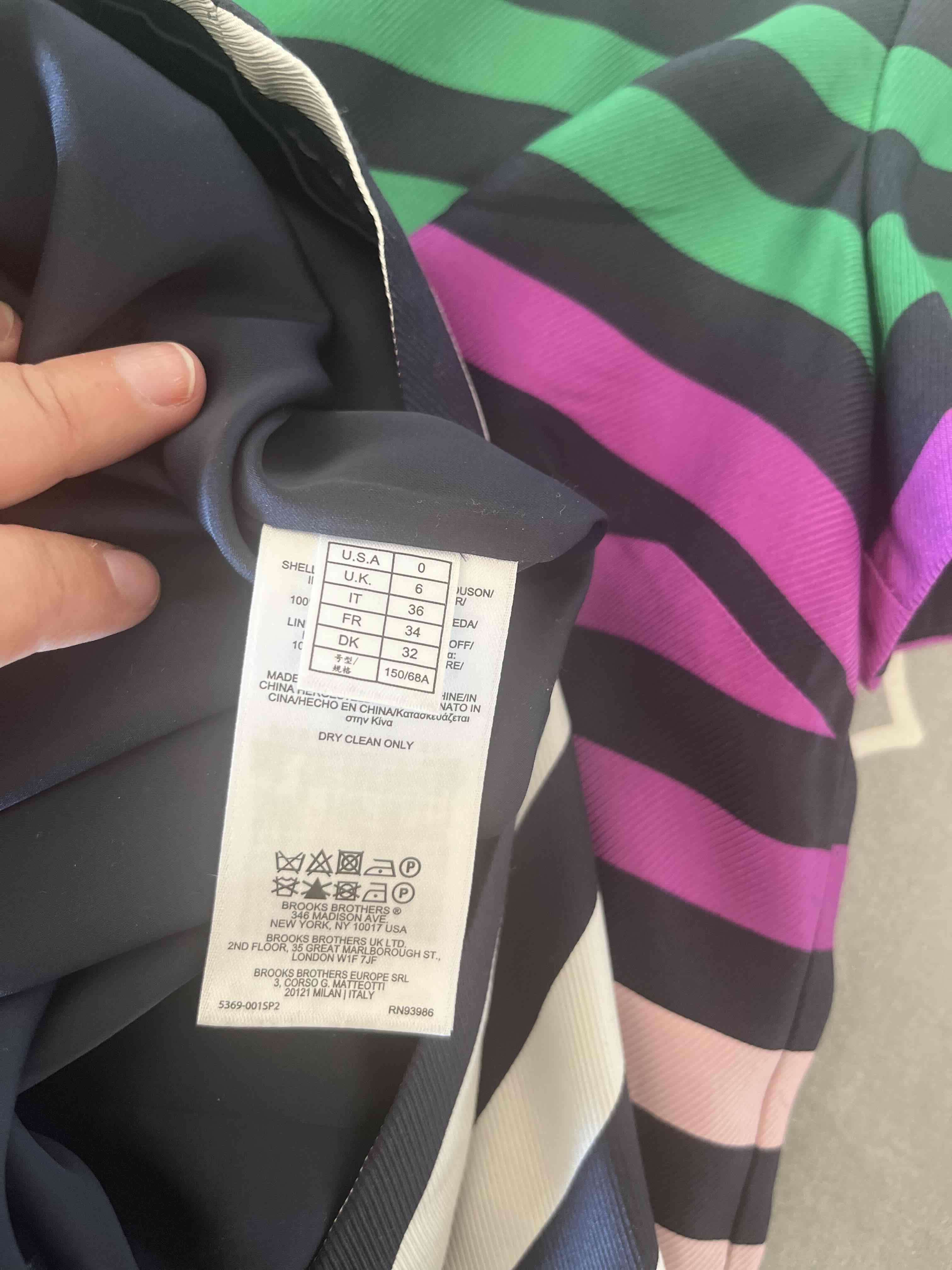 Vestido de seda Brooks Brother xs-s - miniatura 4