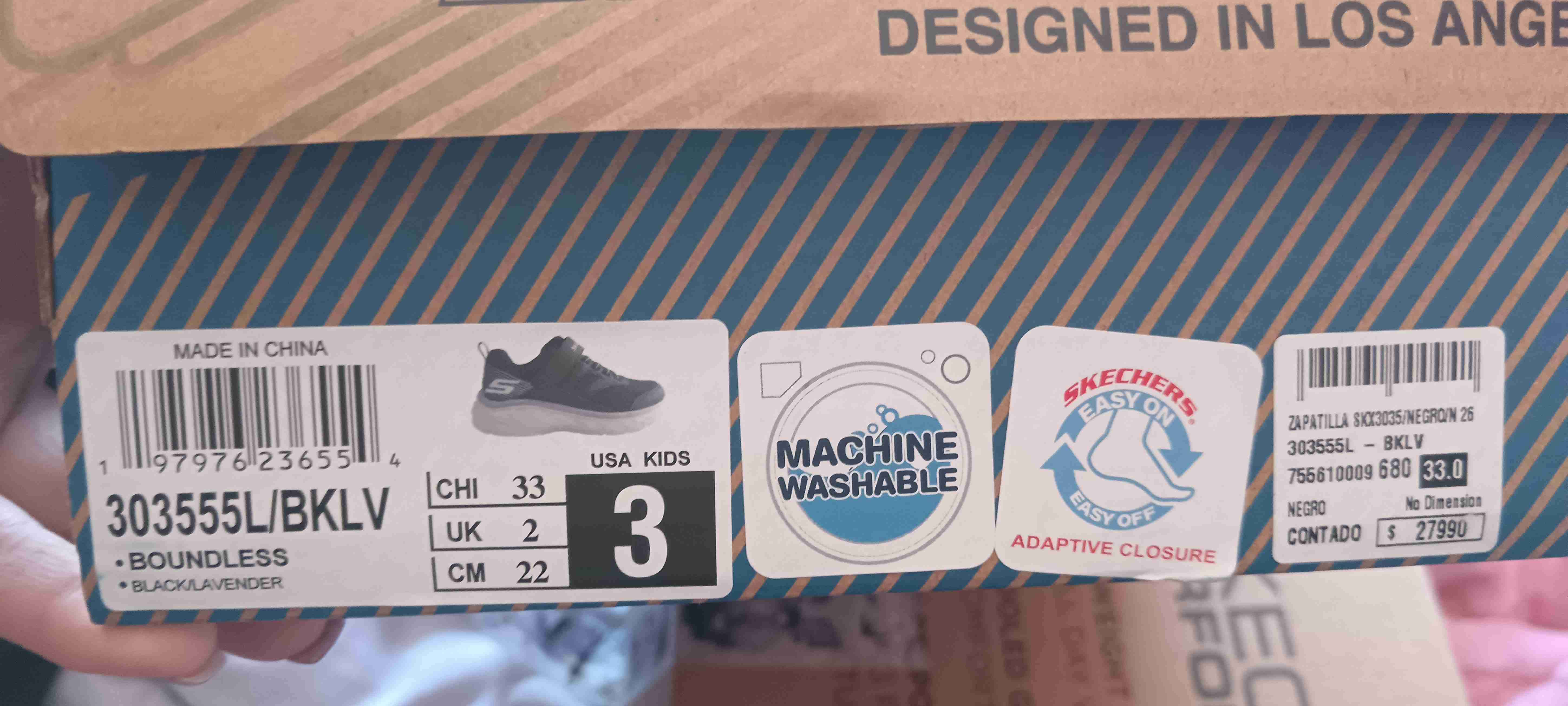 Zapatillas Skechers negras unisex - miniatura 4