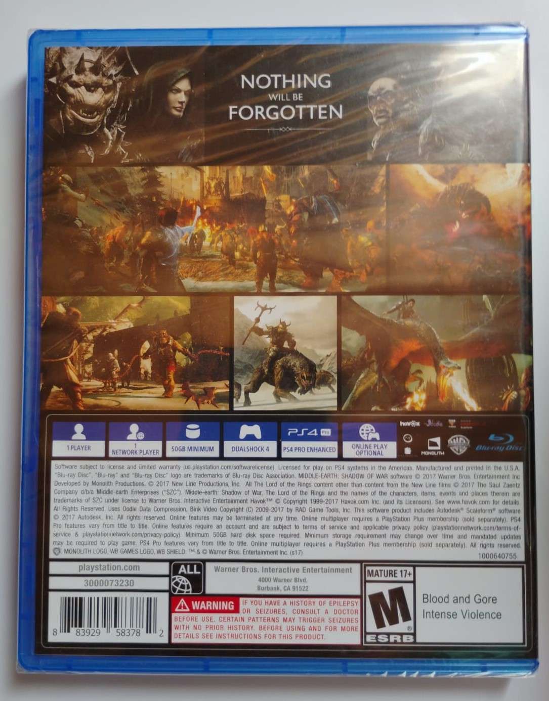 Juego PS4 Shadow of War(Middle- Earth) - miniatura 2