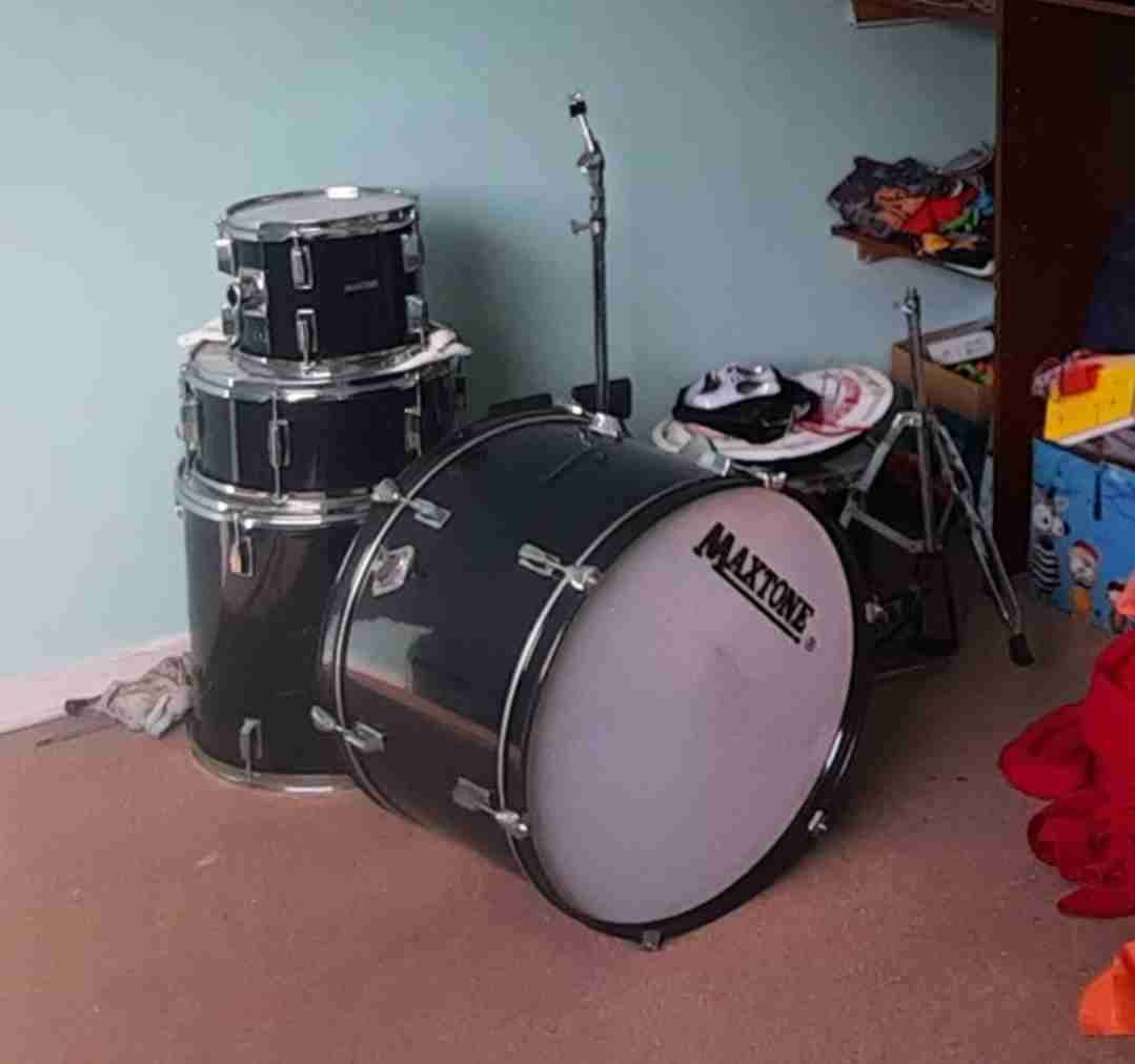 Batería Maxtone completa negra