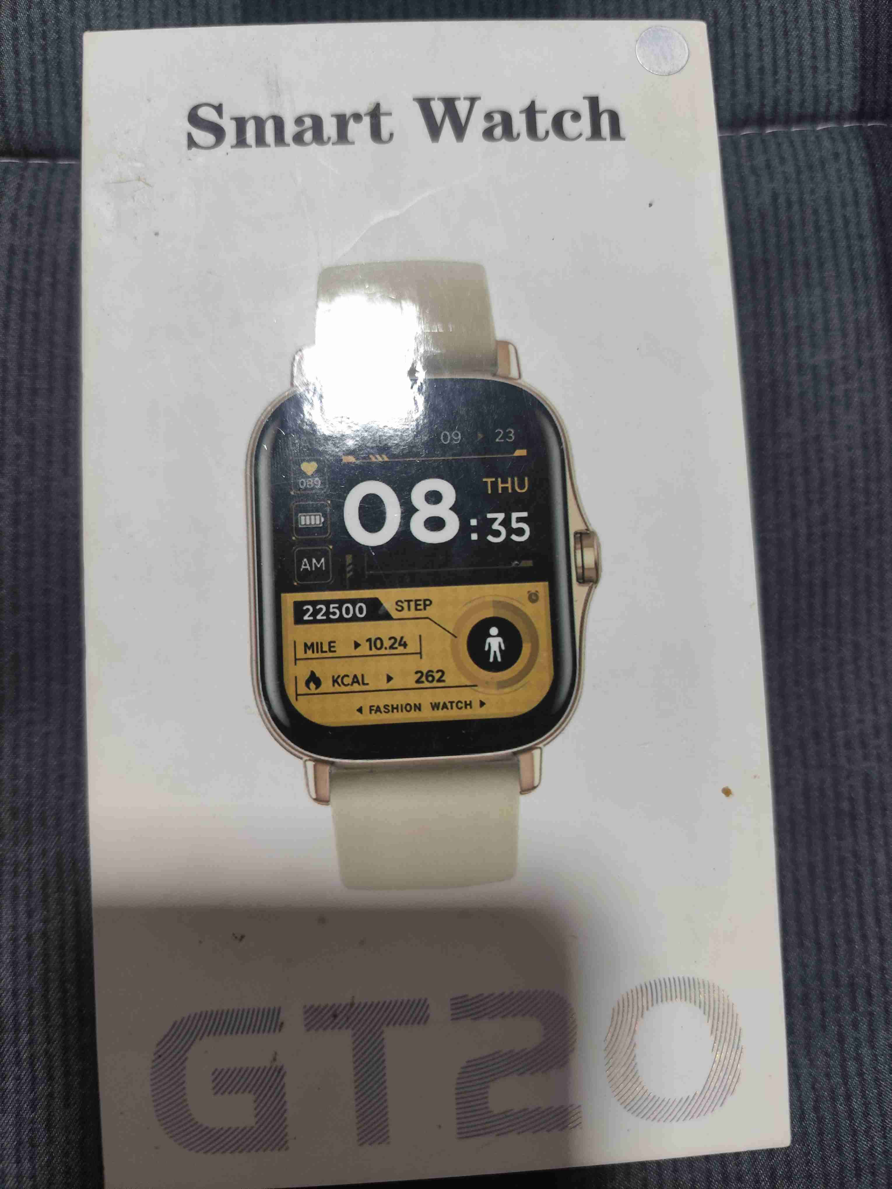 Smartwatch con correa gris - miniatura 3