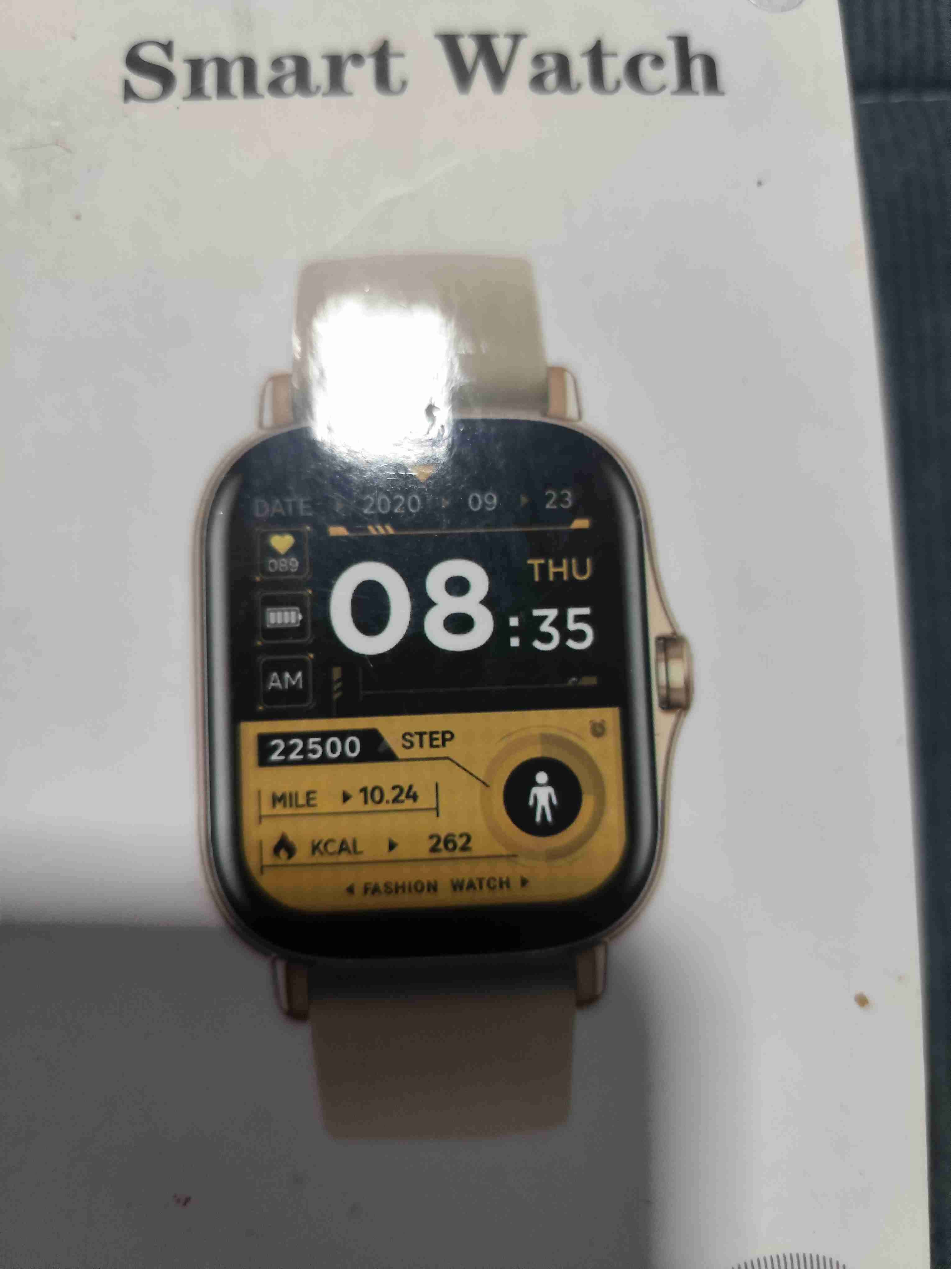 Smartwatch con correa gris - miniatura 4