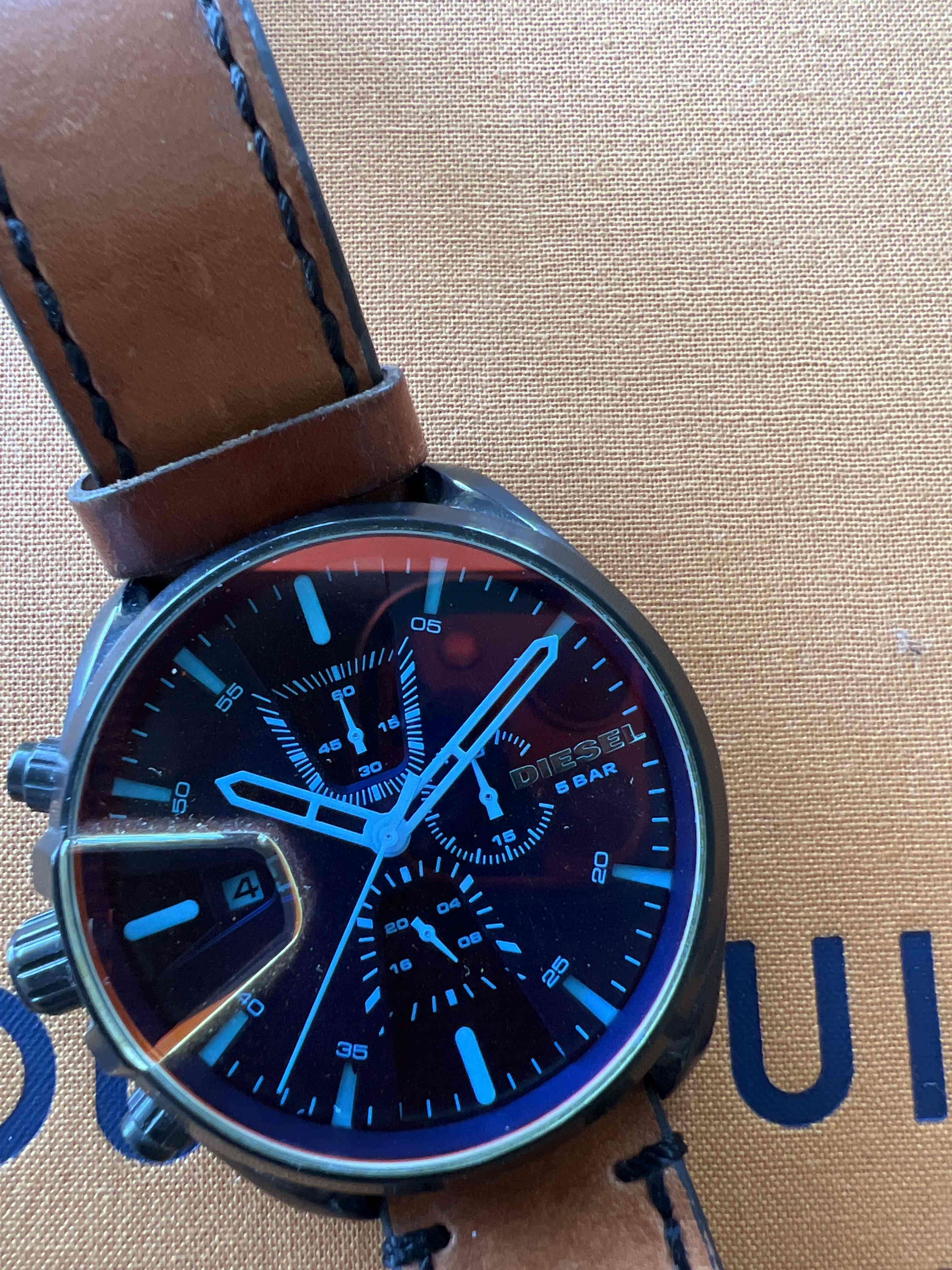 Reloj Diesel marrón cronógrafo - miniatura 2