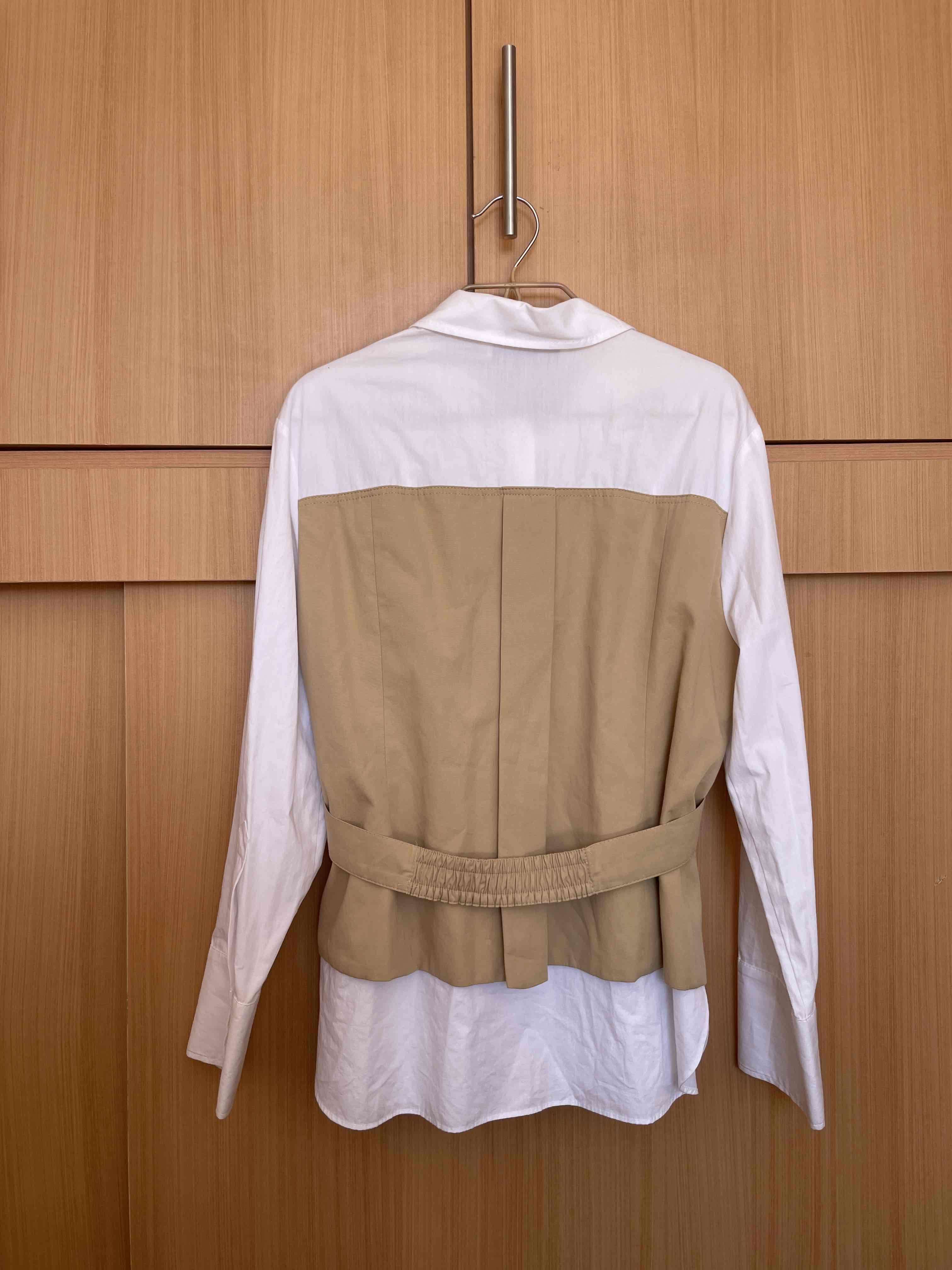 Camisa y corset beige Zara - miniatura 2