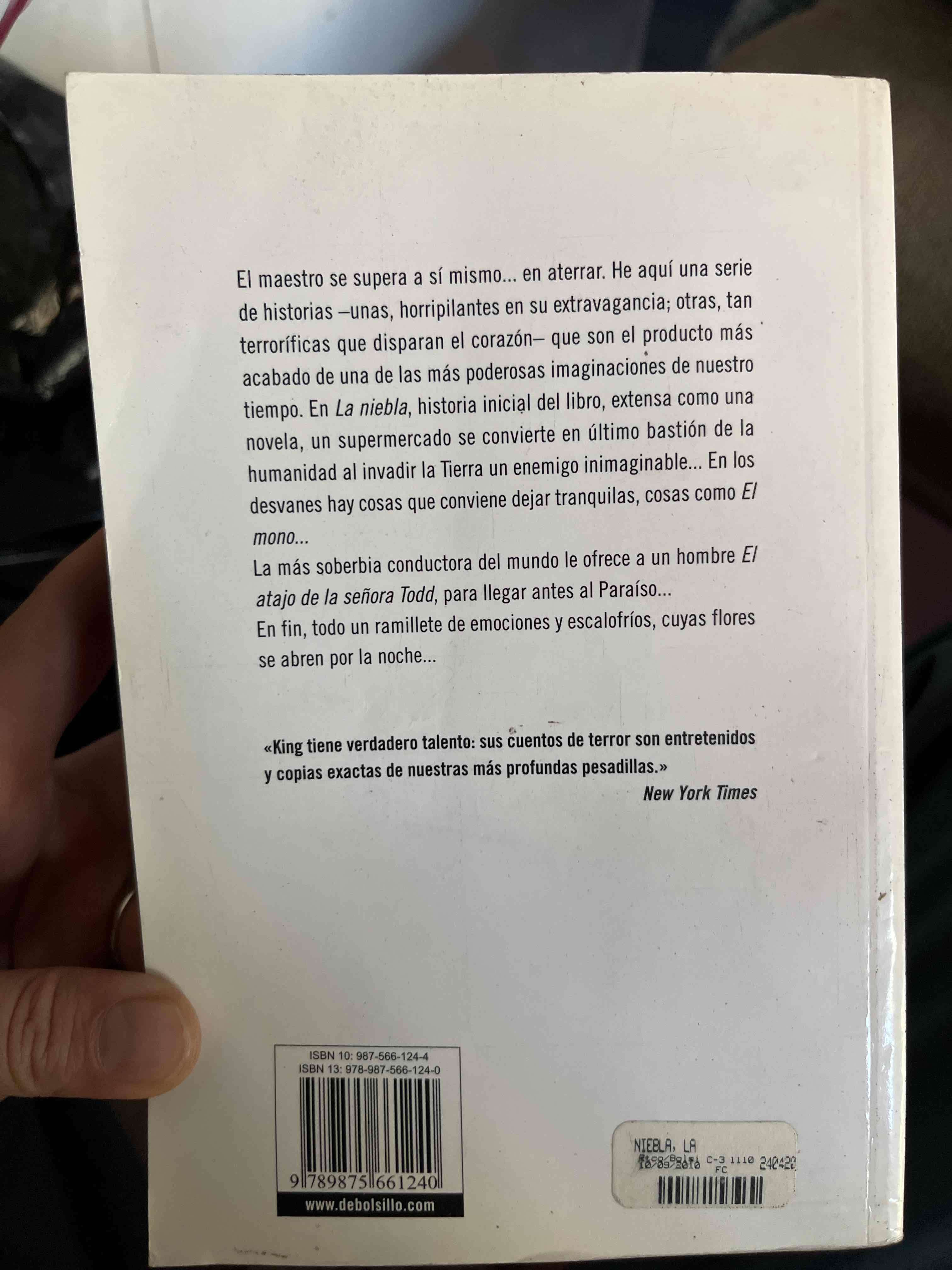Libro 'La Niebla' por Stephen King - miniatura 2