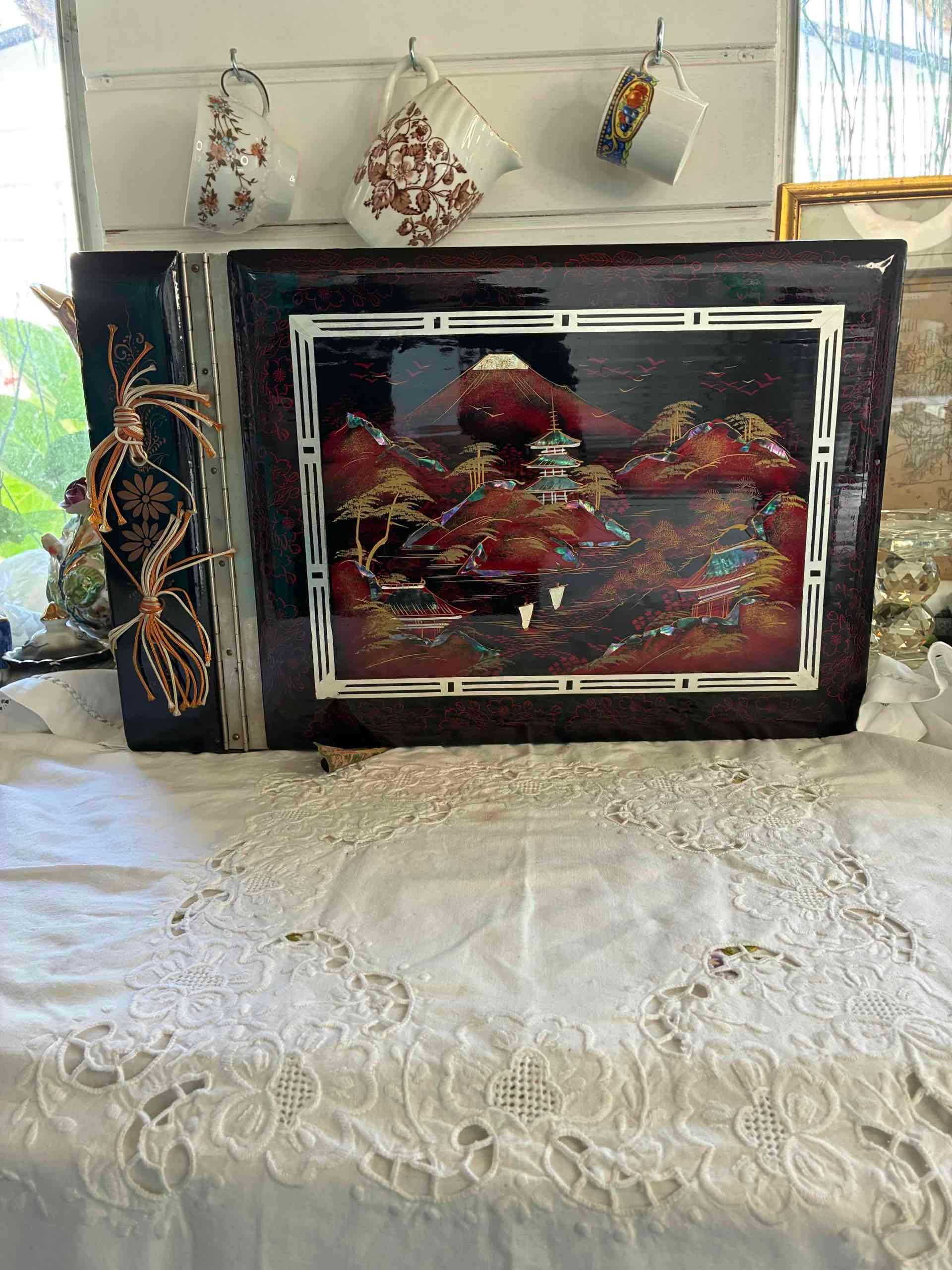 Álbum de fotos musical lacado japonés - miniatura 2