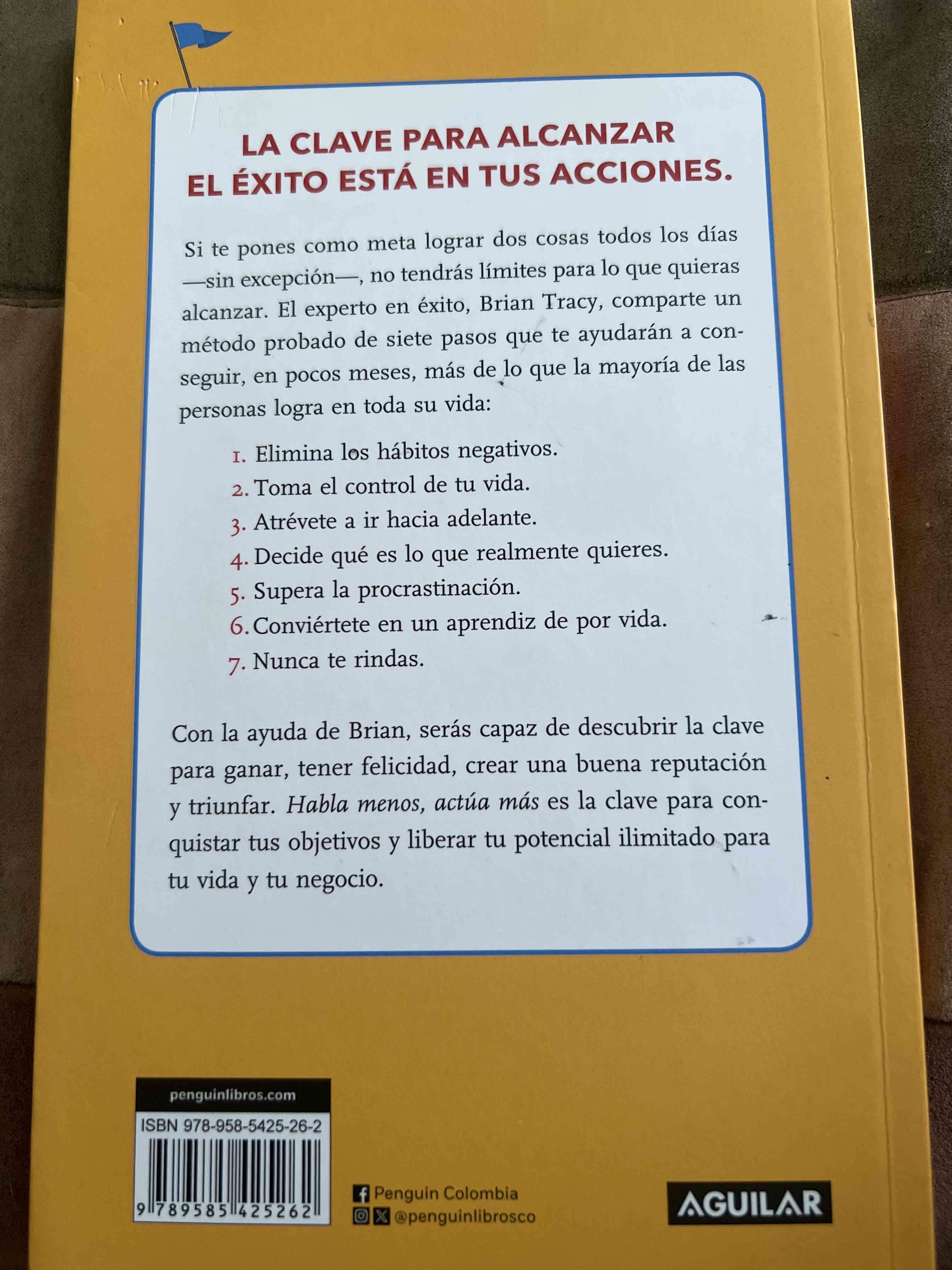 Libro 'Habla menos, actúa más' - miniatura 2