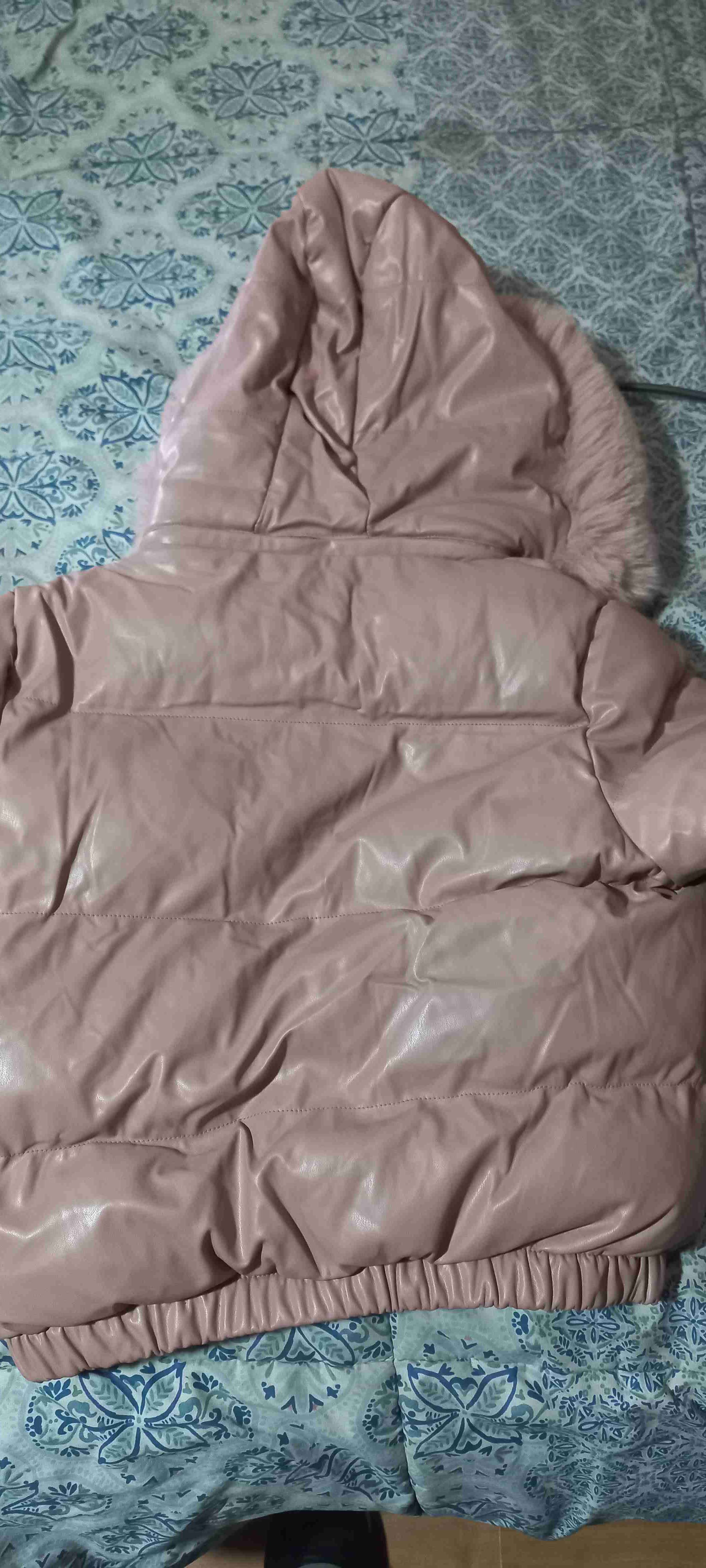 Chaqueta acolchada rosa mujer - miniatura 2