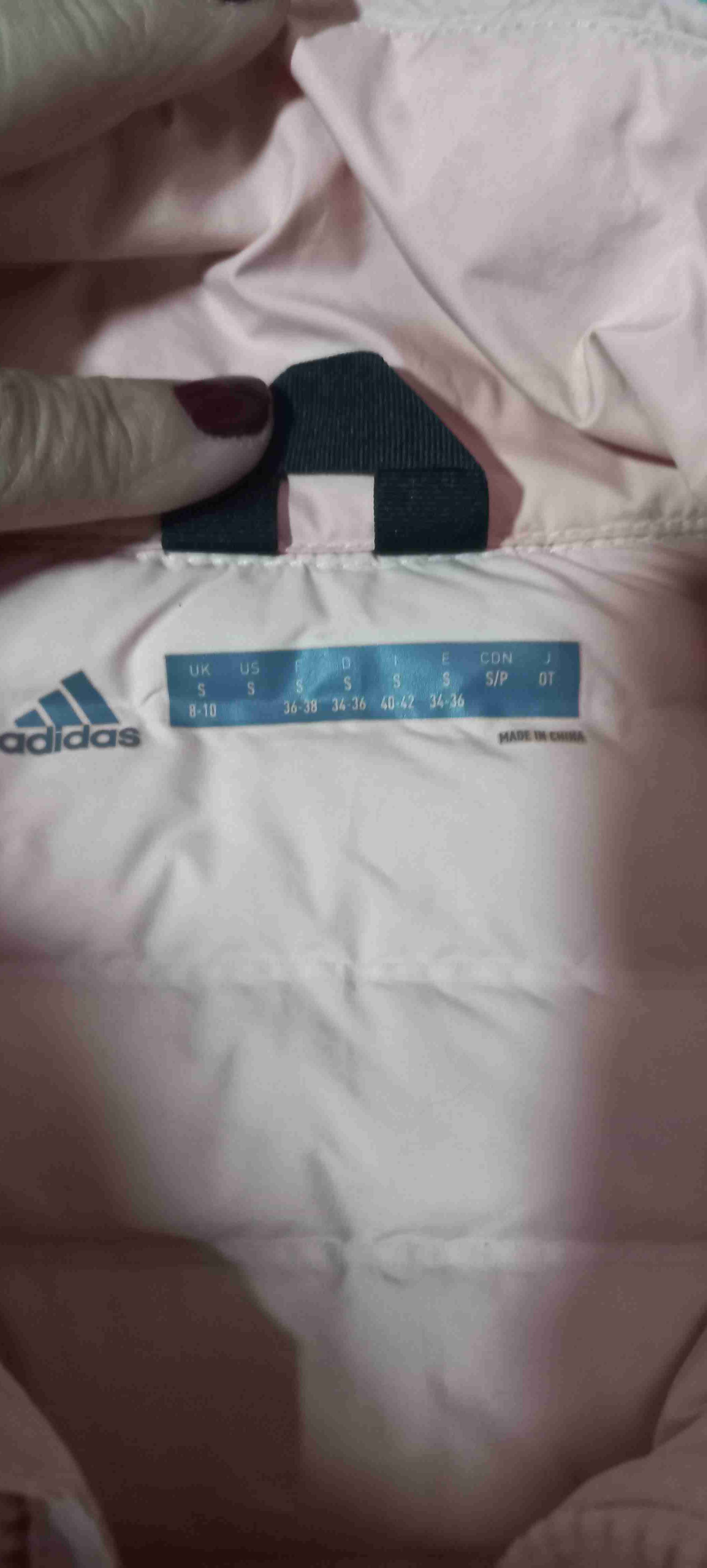 Chaqueta rosada acolchada Adidas - miniatura 2