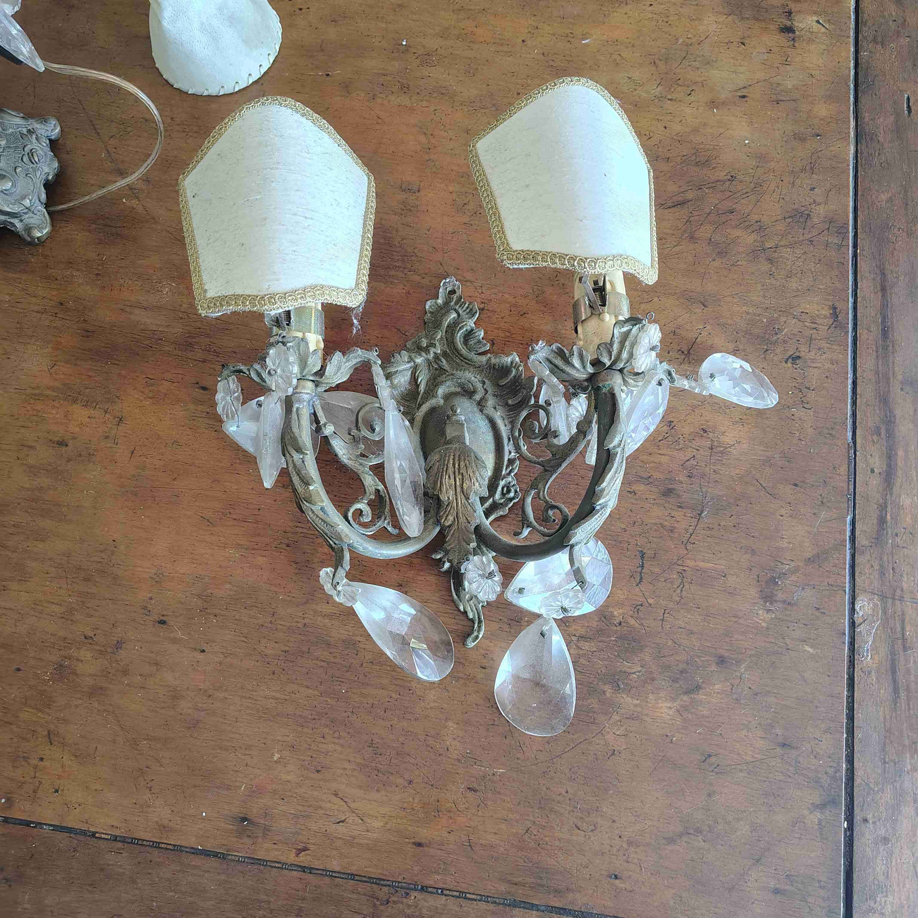 Aplicaciones de pared vintage y candelabros - miniatura 2