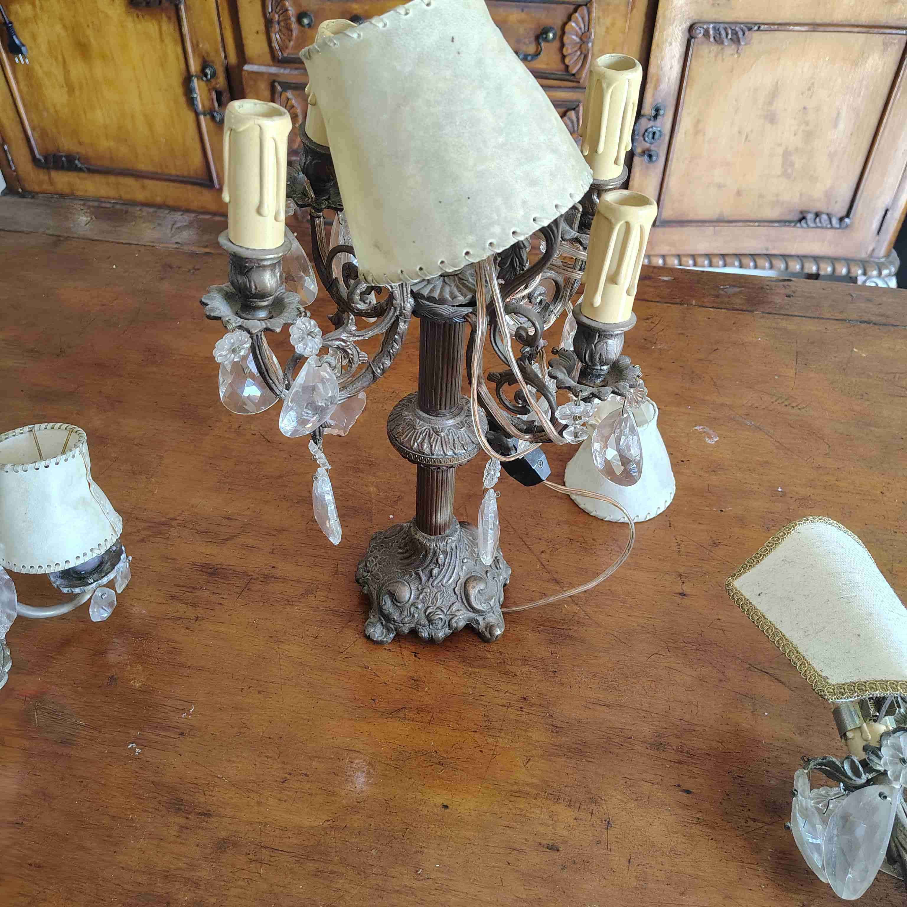 Aplicaciones de pared vintage y candelabros - miniatura 3