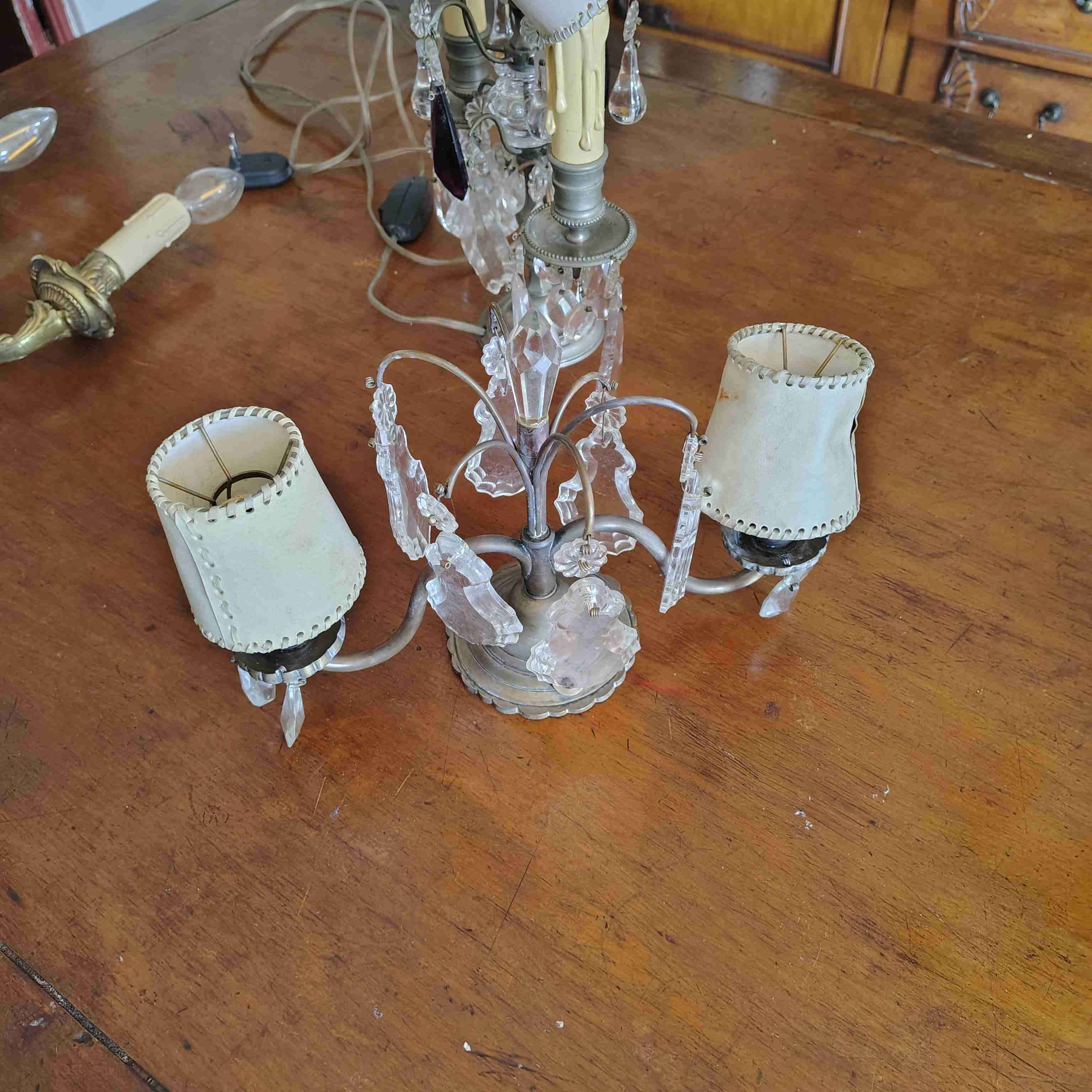 Aplicaciones de pared vintage y candelabros - miniatura 4