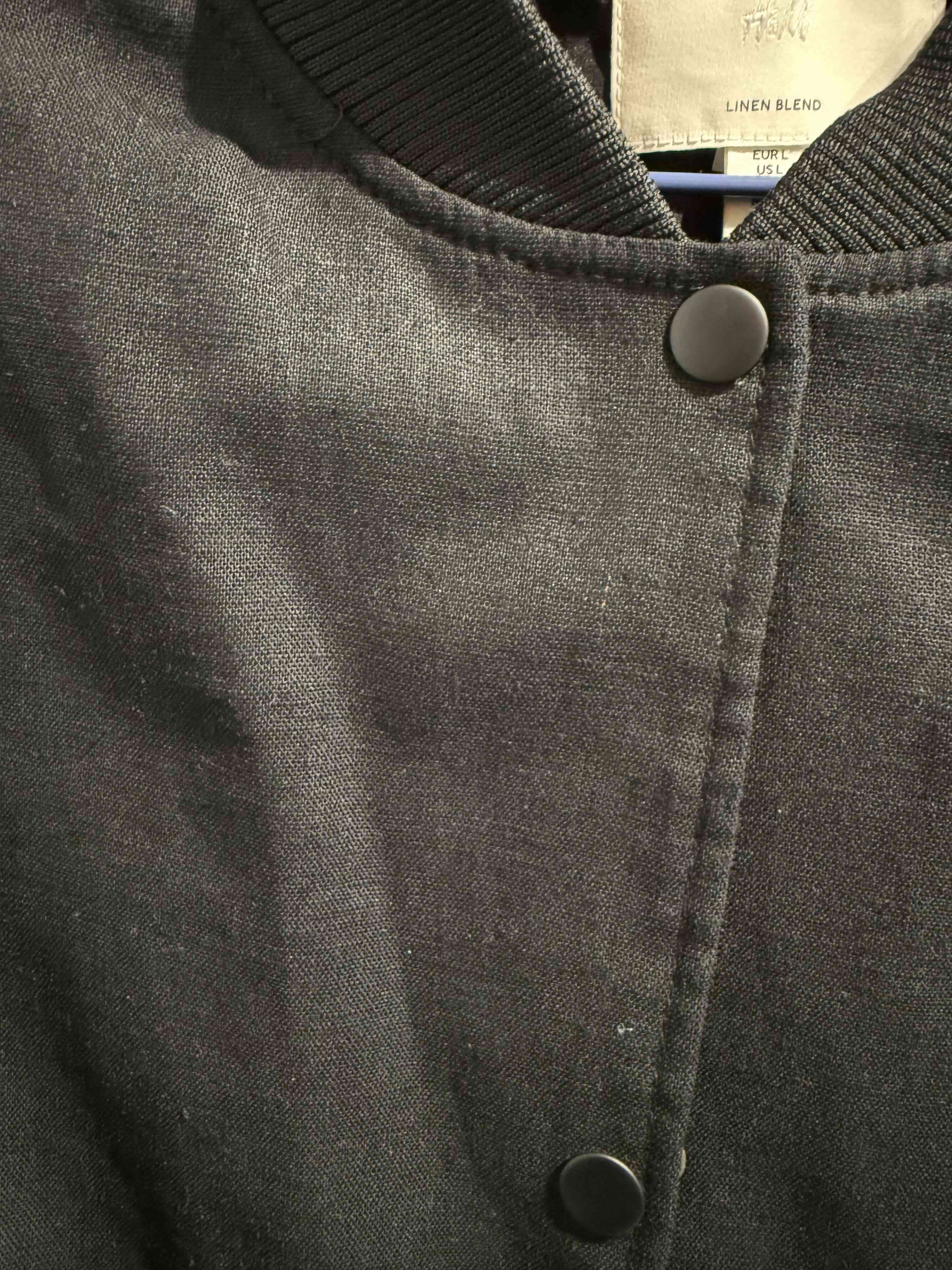 Chaqueta H&M bomber negra - miniatura 2