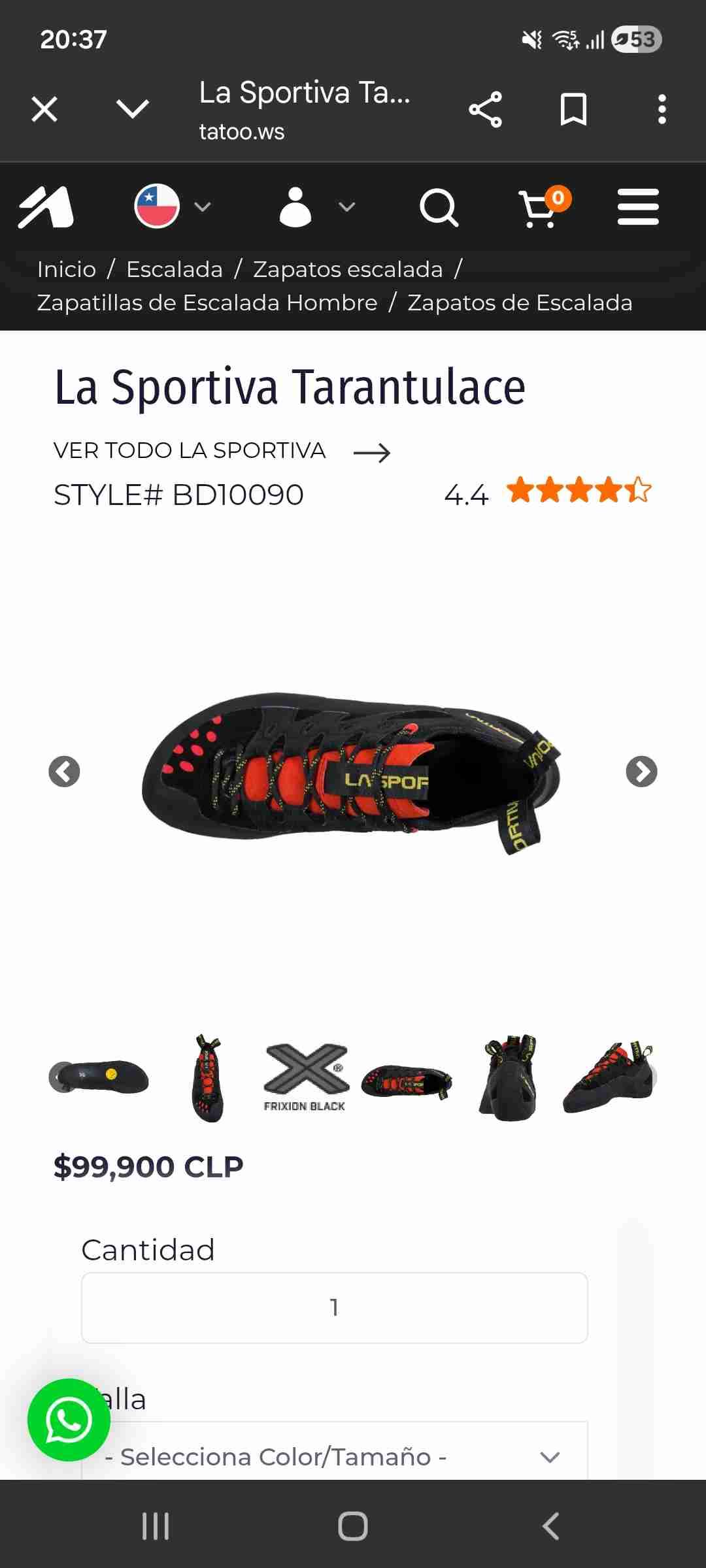 Zapatillas de escalada La Sportiva talla 41 - miniatura 6