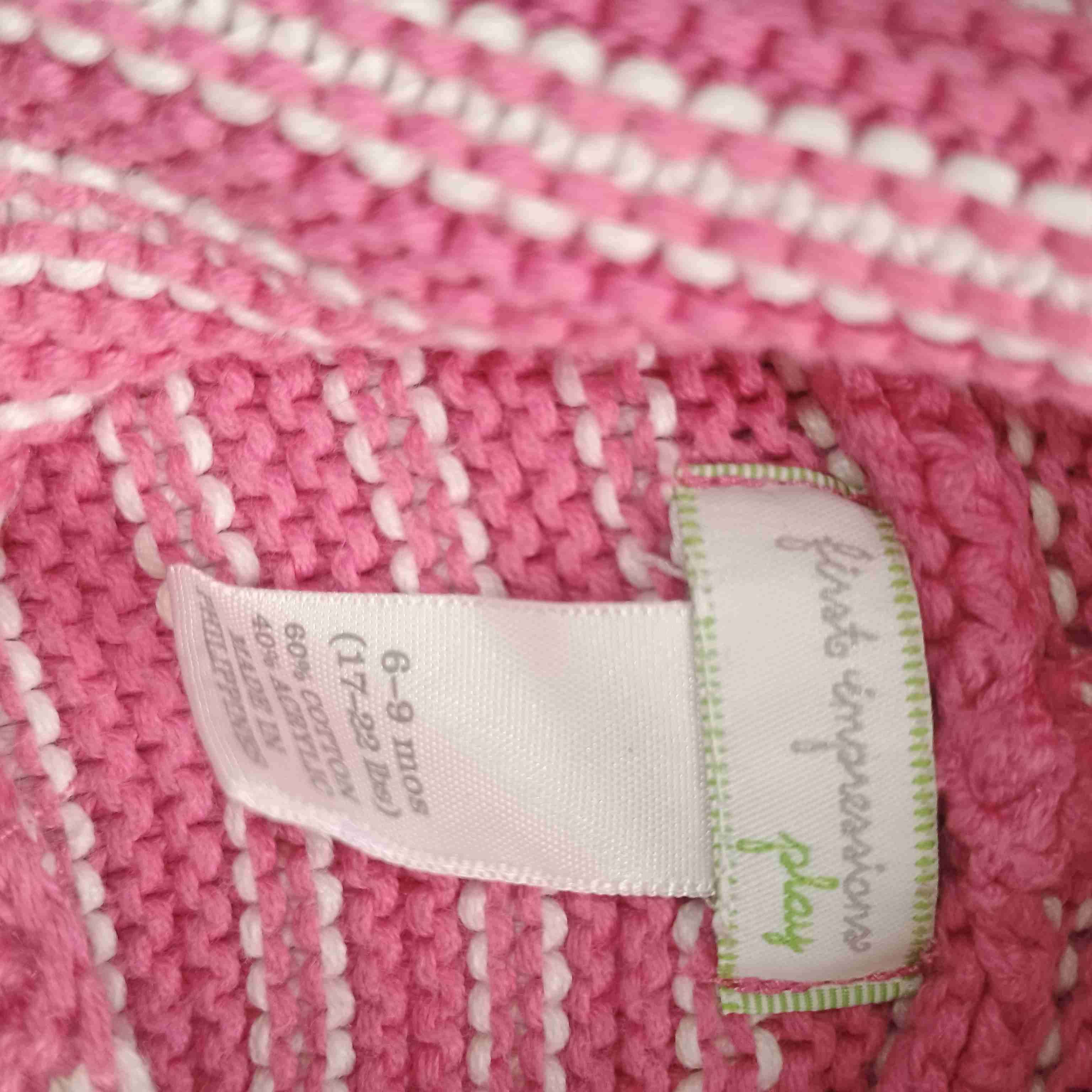 Chaqueta de bebé rosa con capucha - miniatura 4