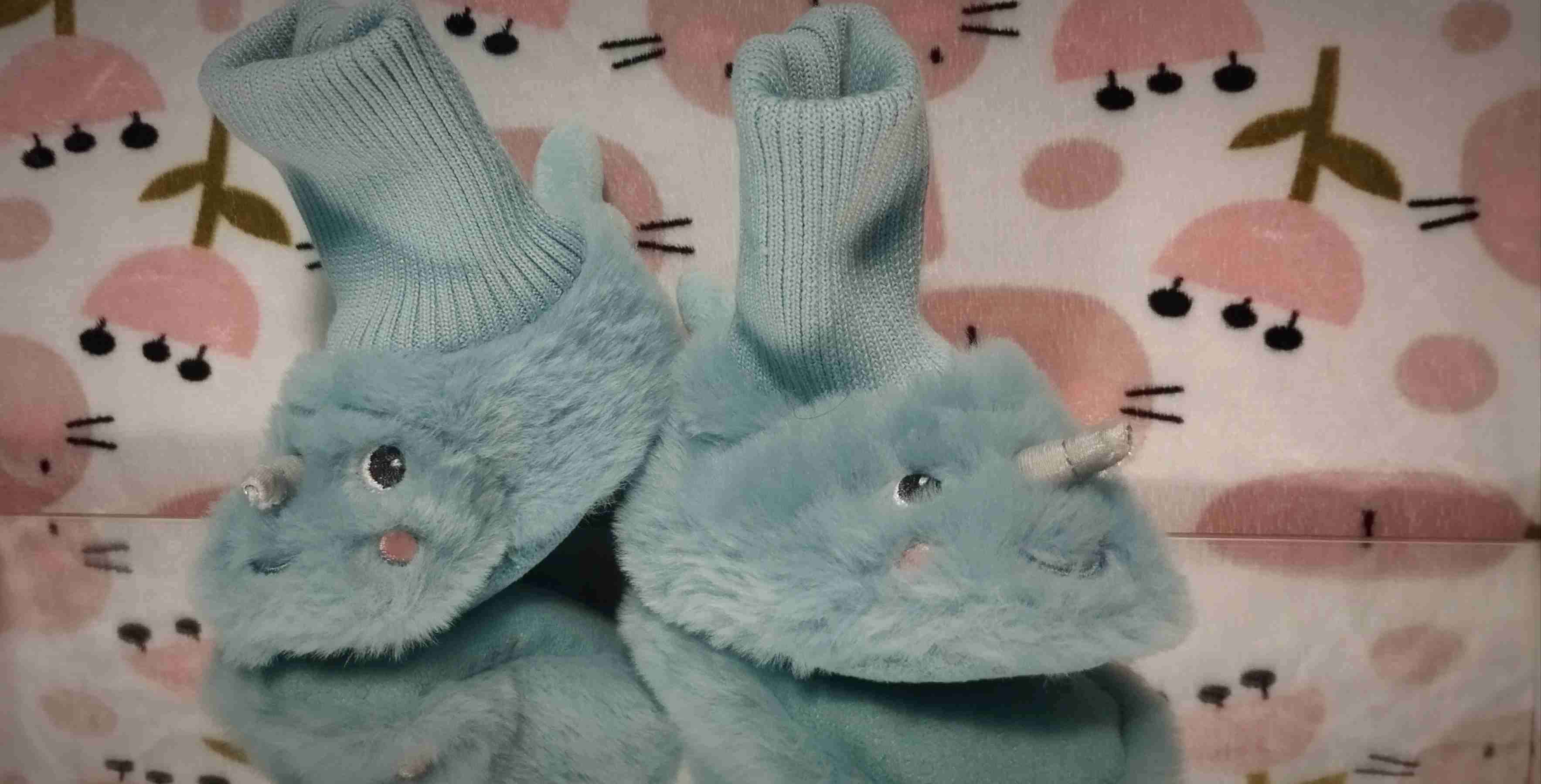 Pantuflas infantiles de narval - miniatura 1
