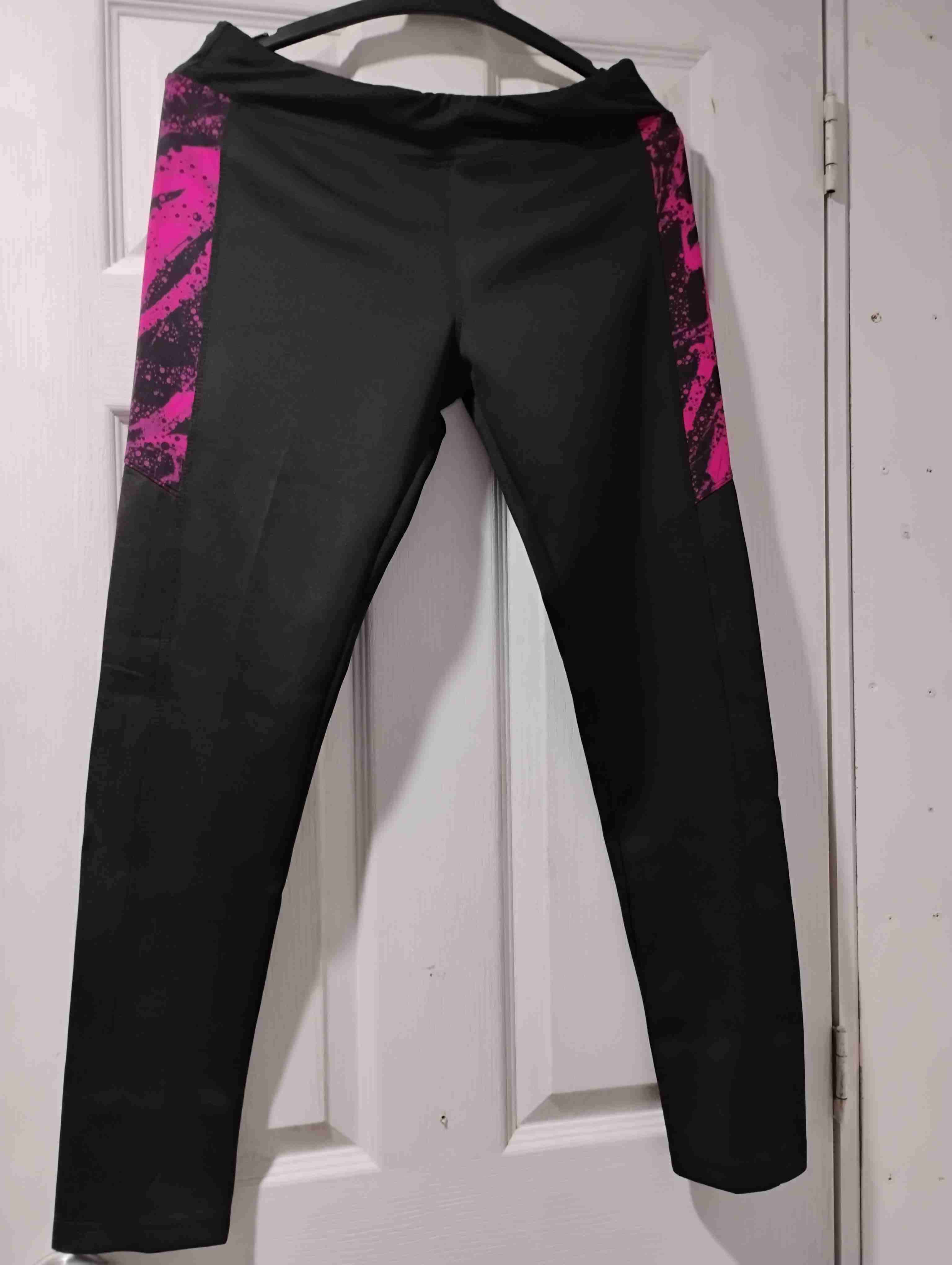 Leggins deportivos negros y rosa - miniatura 5