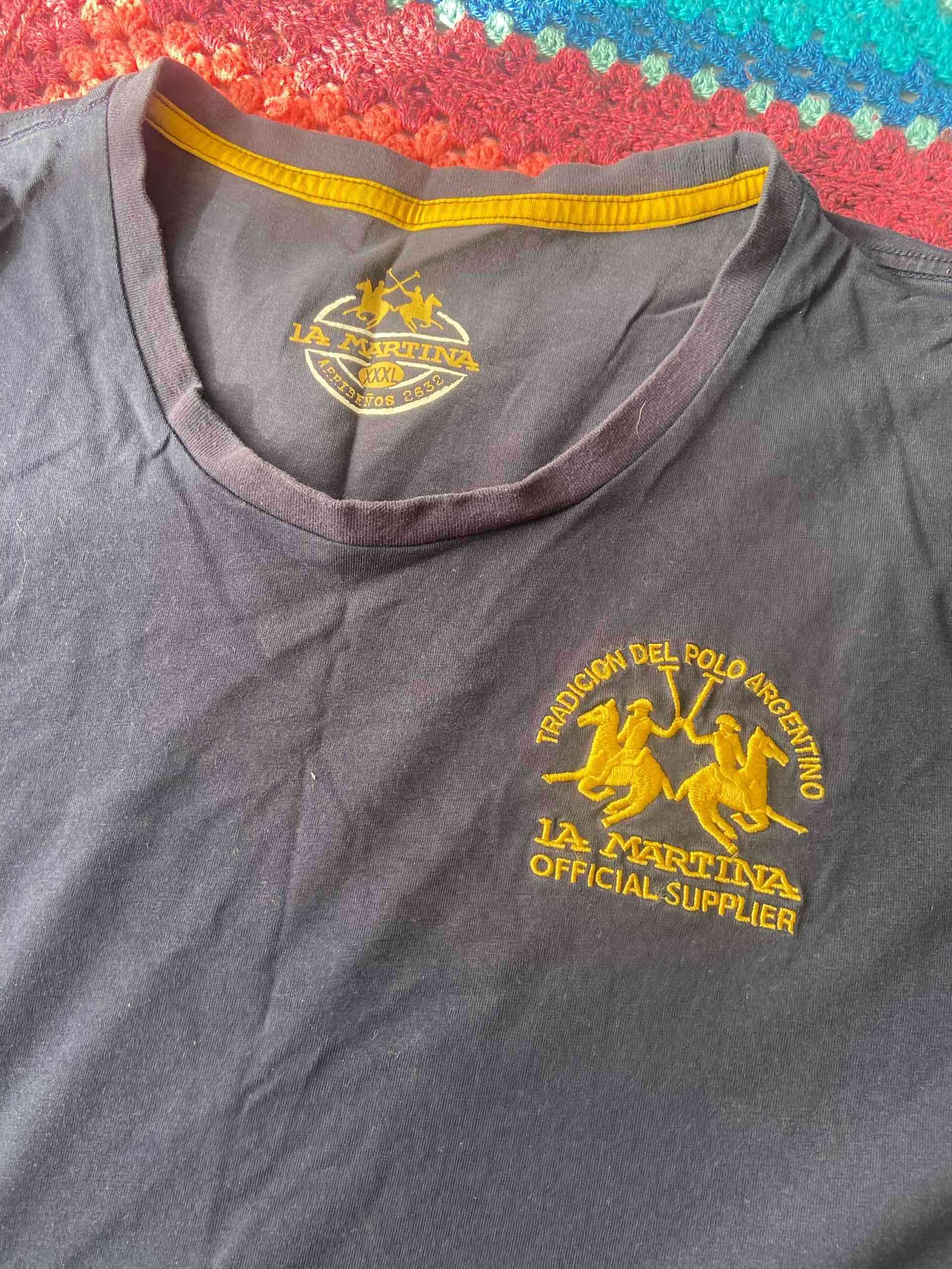 Polera La Martina azul XXXL - miniatura 4