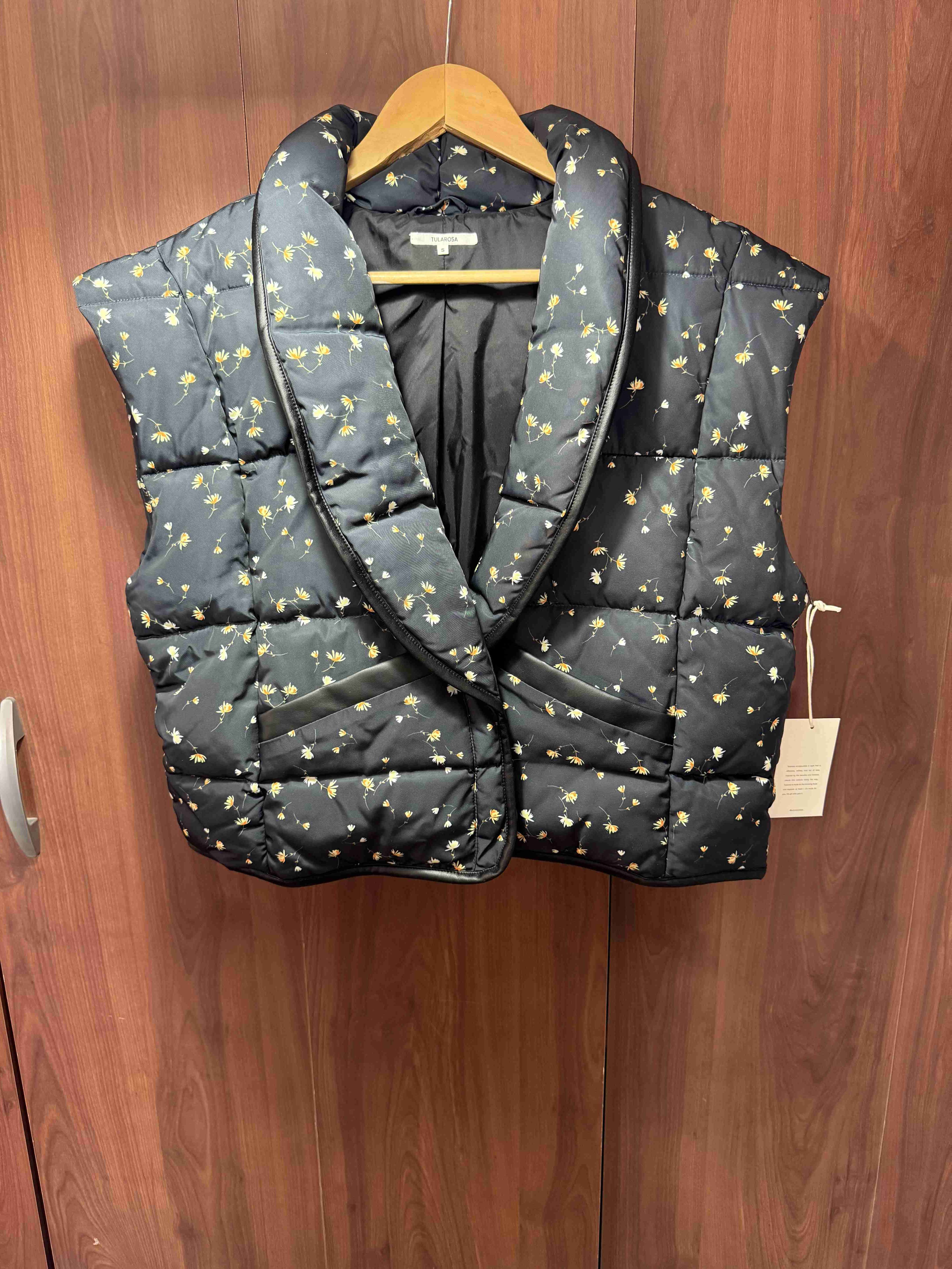 Chaqueta acolchada floral azul - miniatura 4