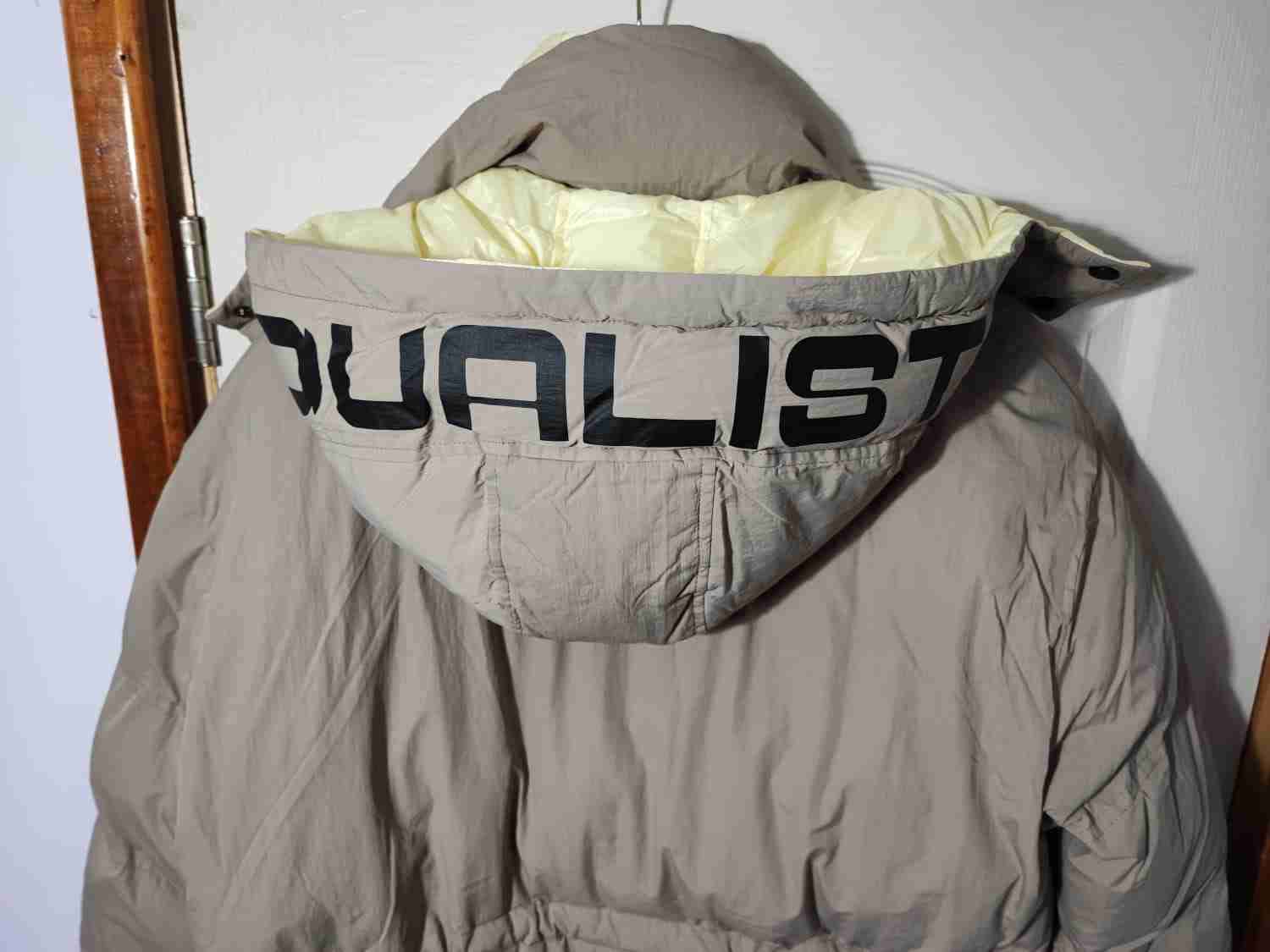 Chaqueta acolchada beige/amarillo - miniatura 4