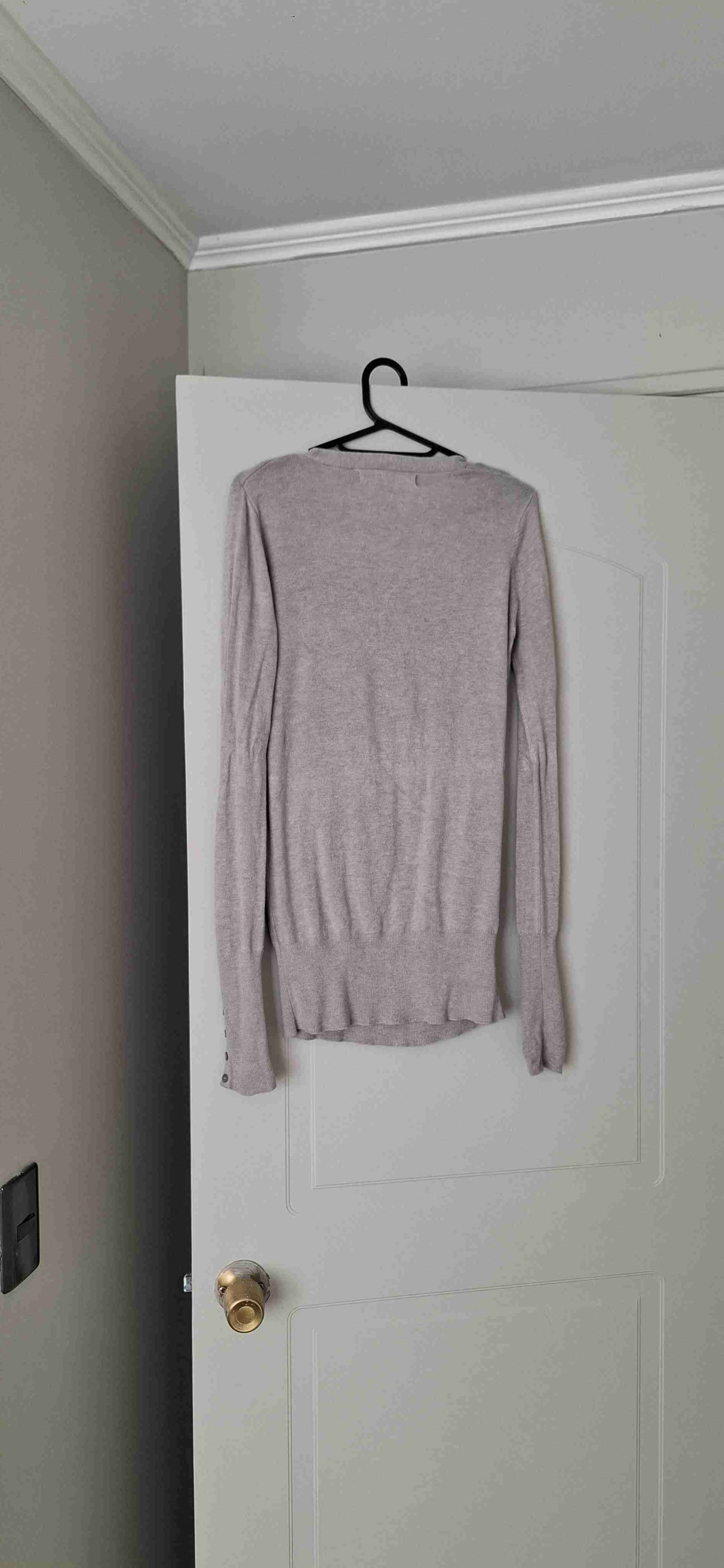 Suéter gris claro Zara - miniatura 3