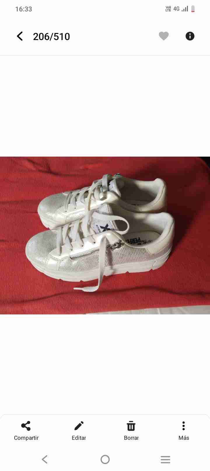 Zapatillas blancas estilo casual - miniatura 3