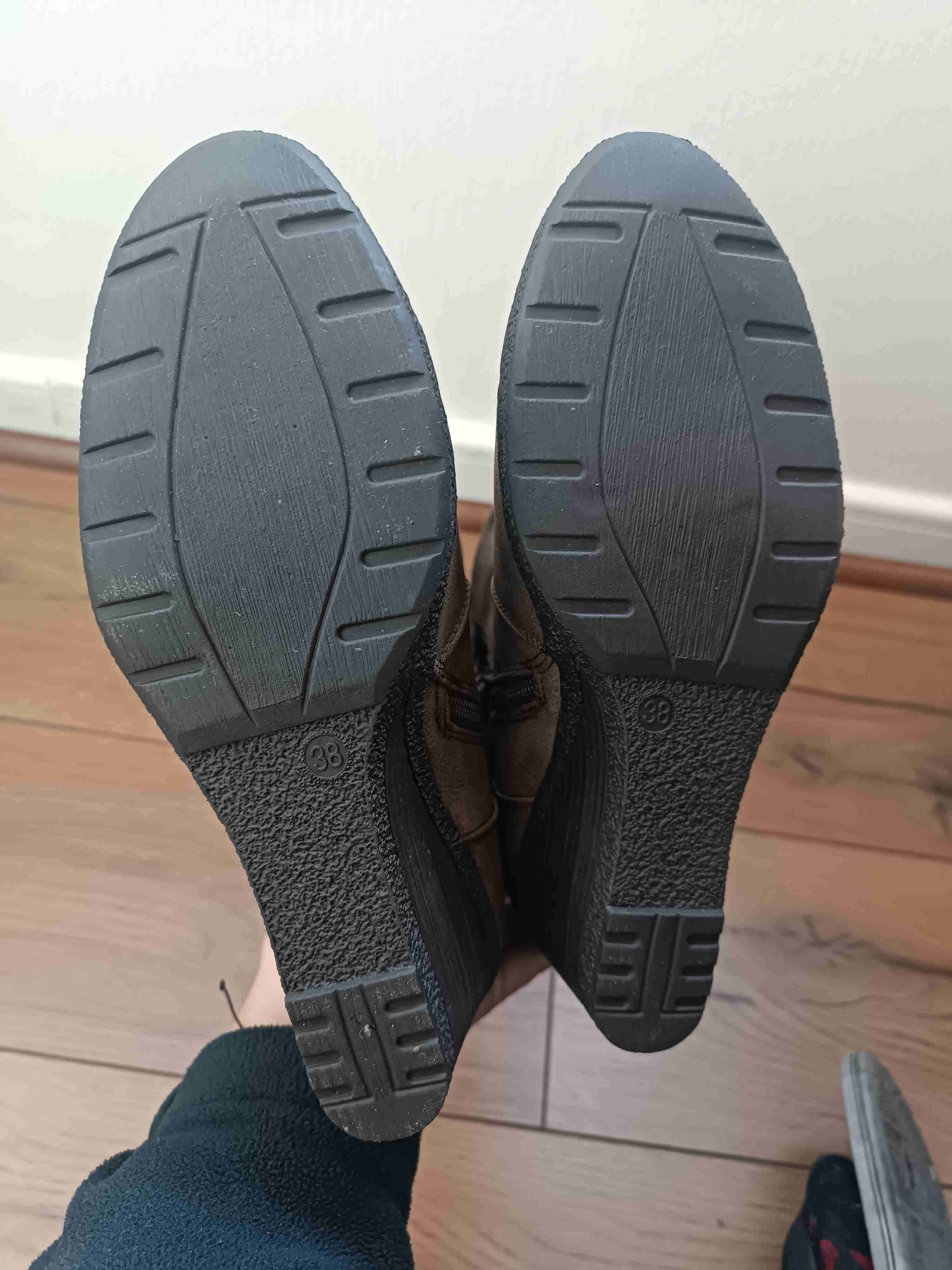 Botas altas marrones con tacón - miniatura 6