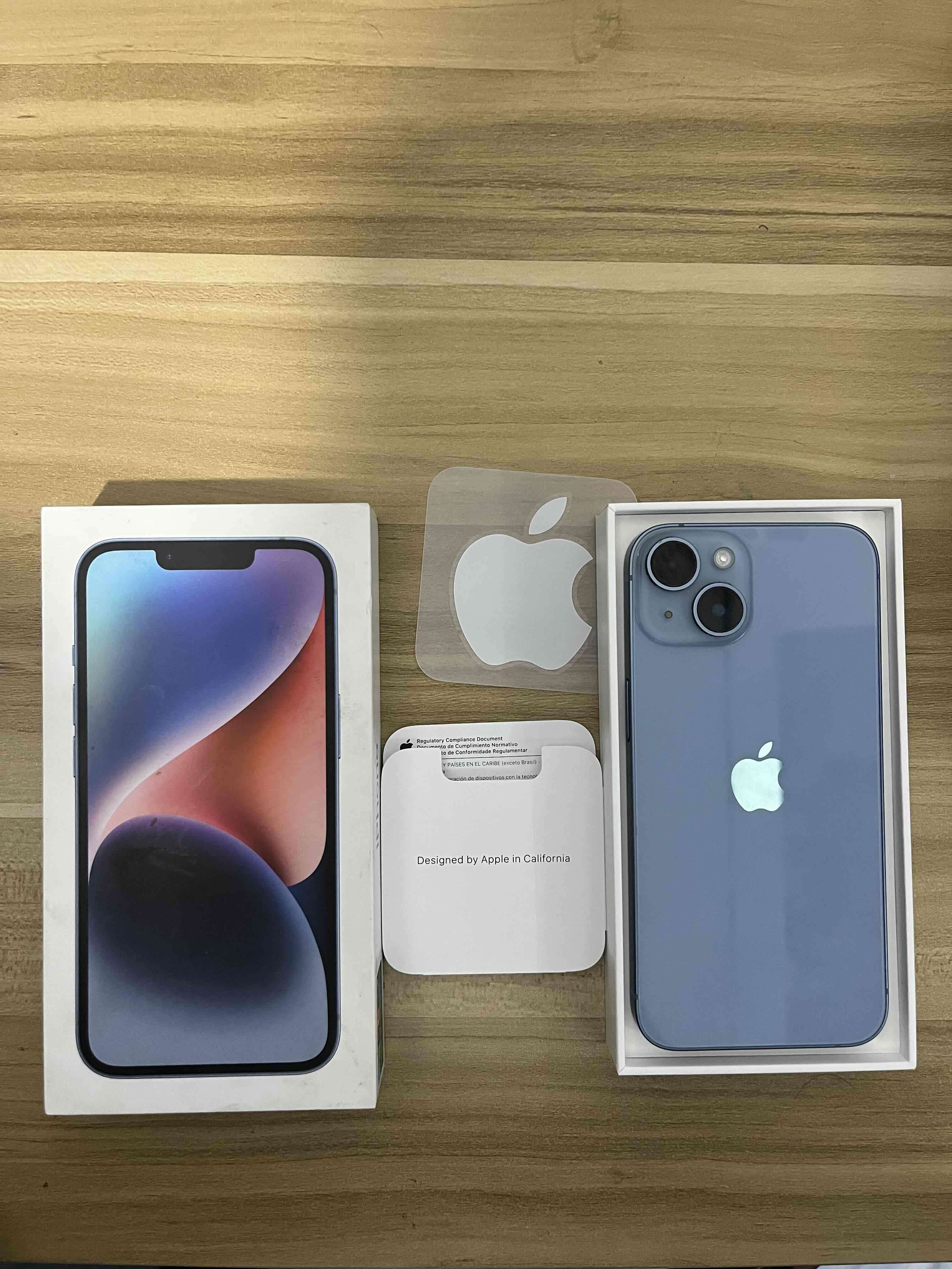 iPhone 14 128gb azul con caja - miniatura 1