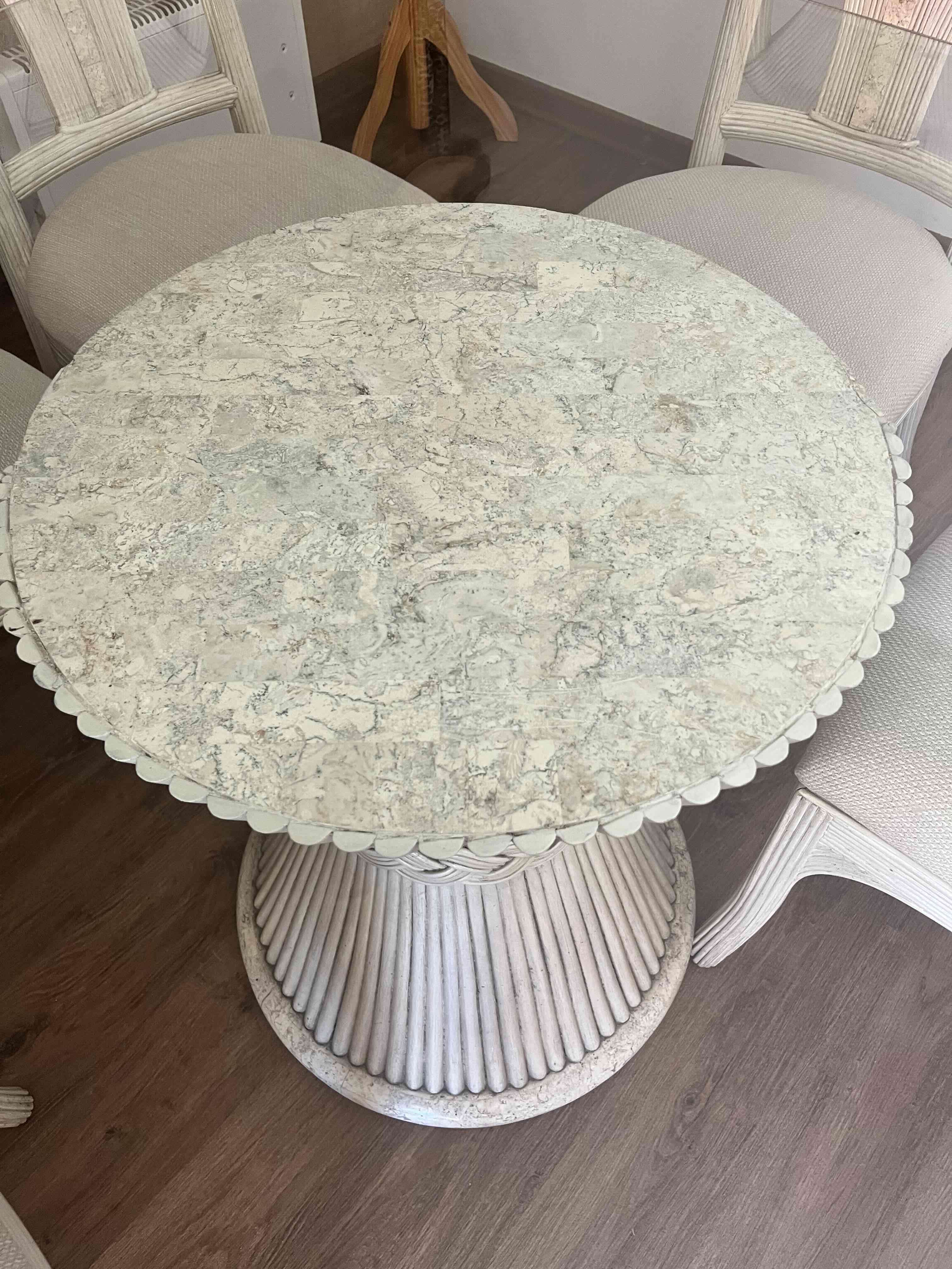 Exclusivo comedor en Rattan fibra natural original - miniatura 2