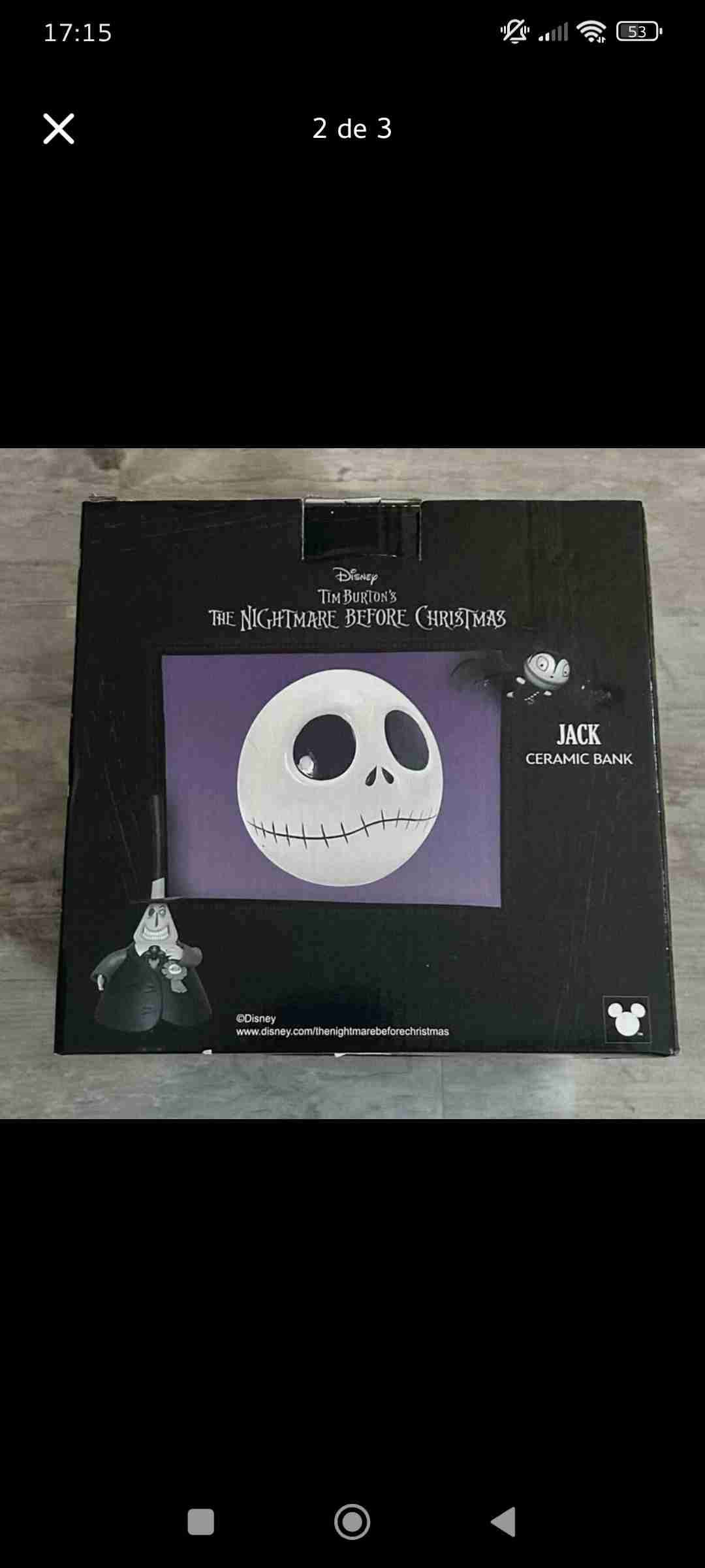 Alcancía Jack Skellington cerámica - miniatura 3