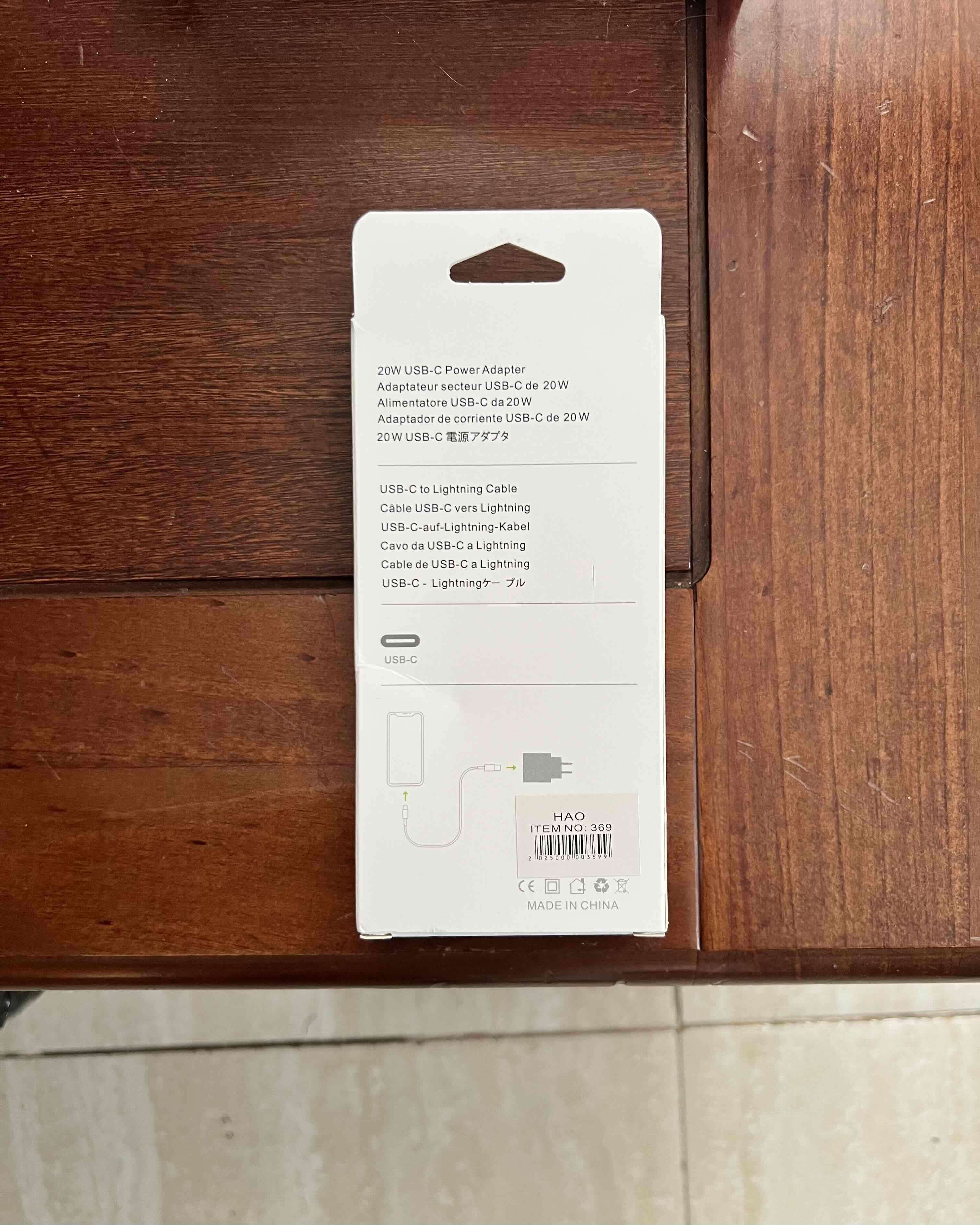 Cargador USB-C 20W iPhone - miniatura 3