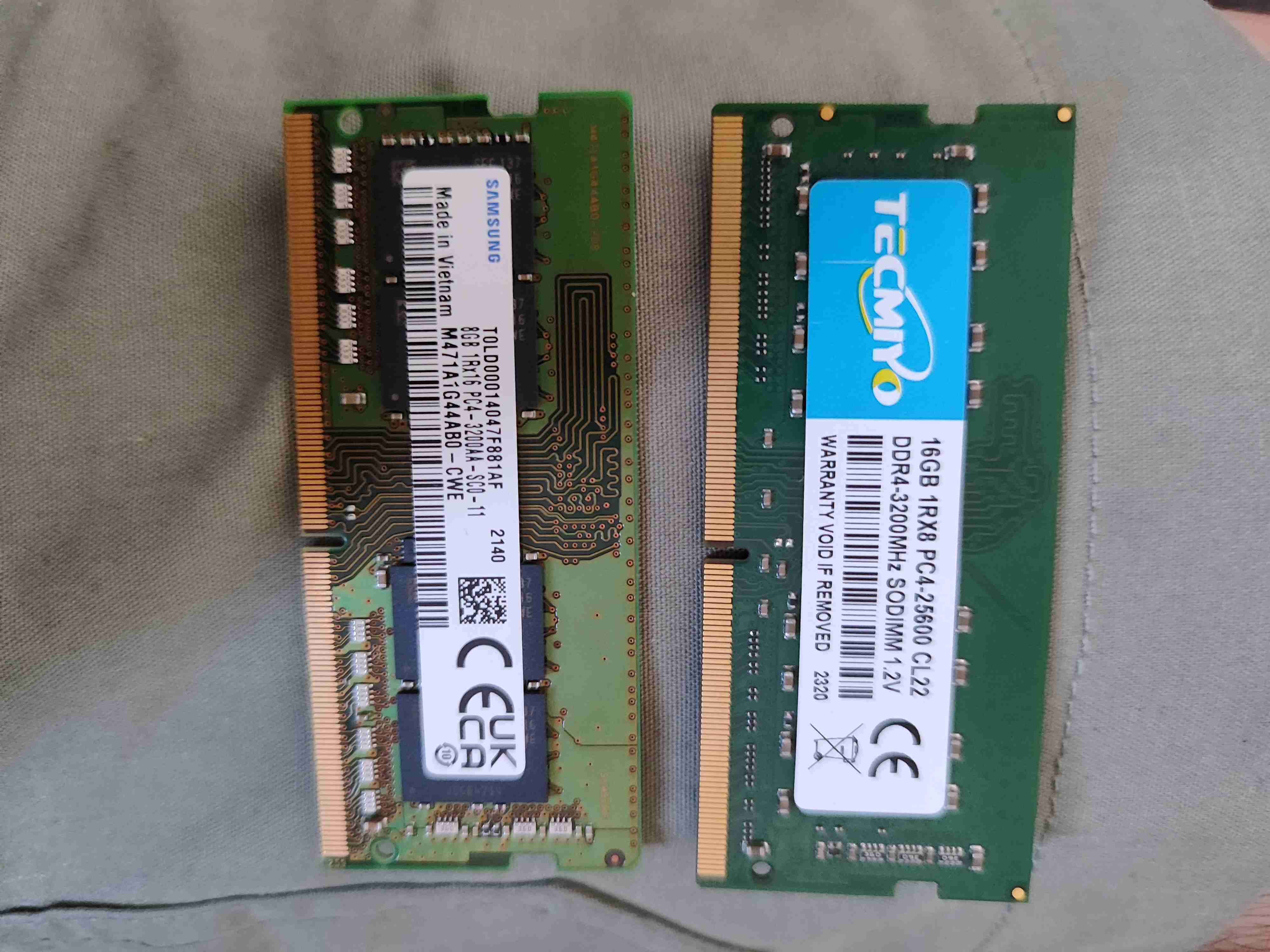 Memorias RAM DDR4 de 16 y 8gb para laptop - miniatura 1