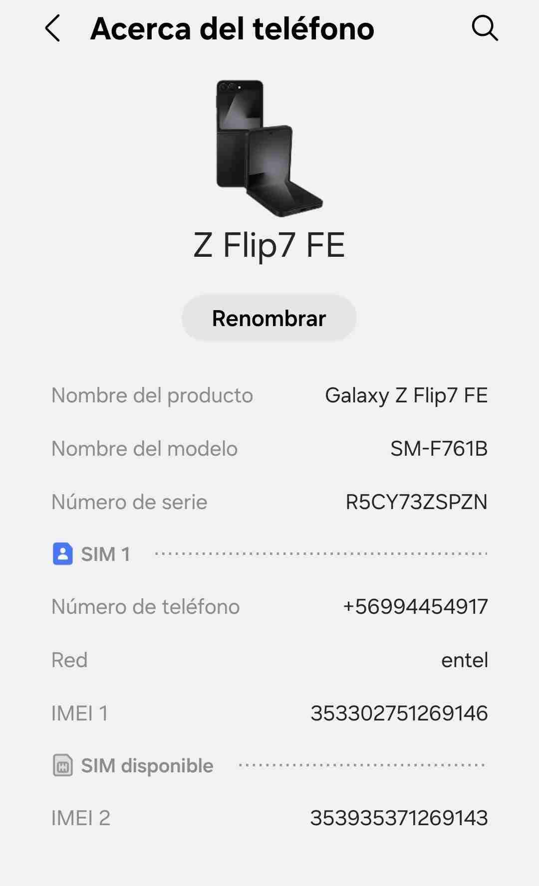 Smartphone plegable con funda - miniatura 3