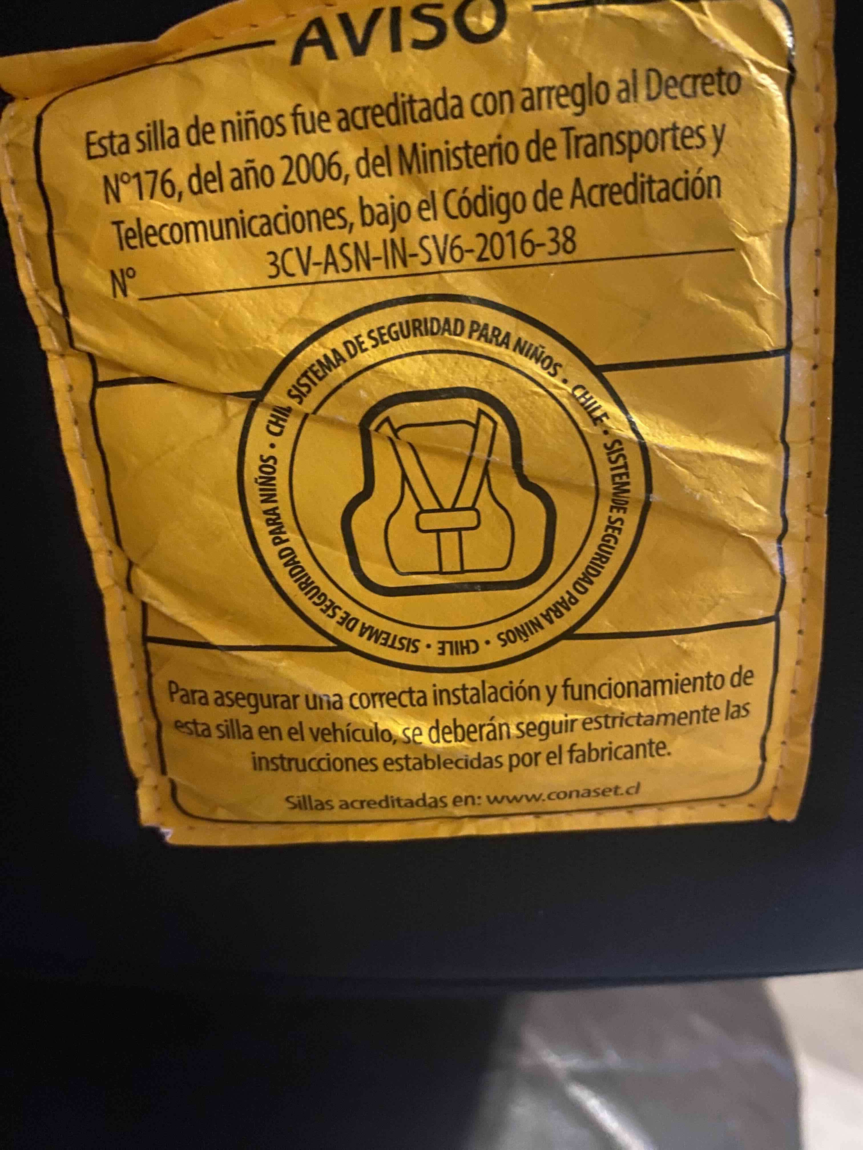 Silla de auto Infanti gris y azul - miniatura 4