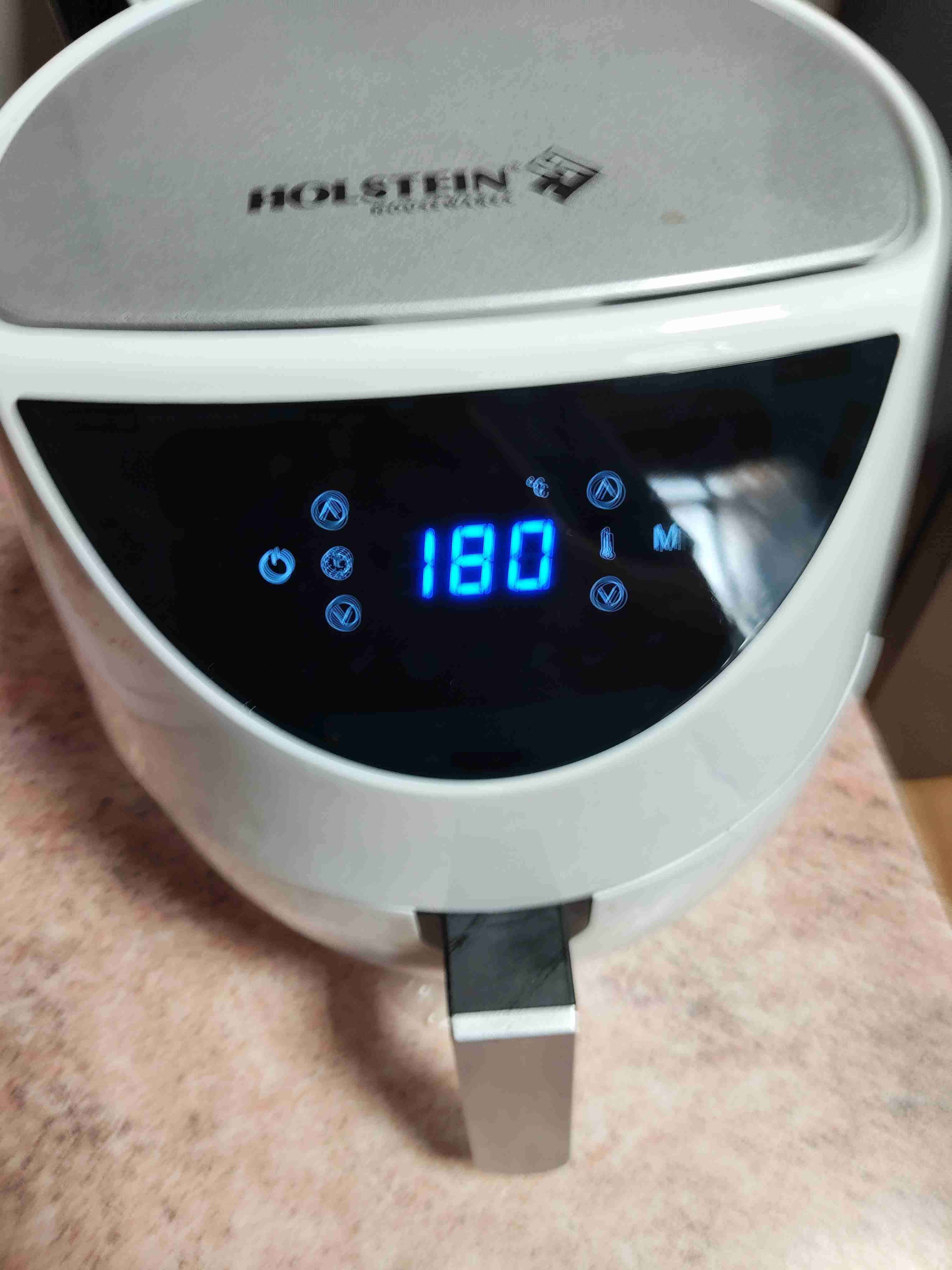 Freidora de aire Holstein blanca - miniatura 1