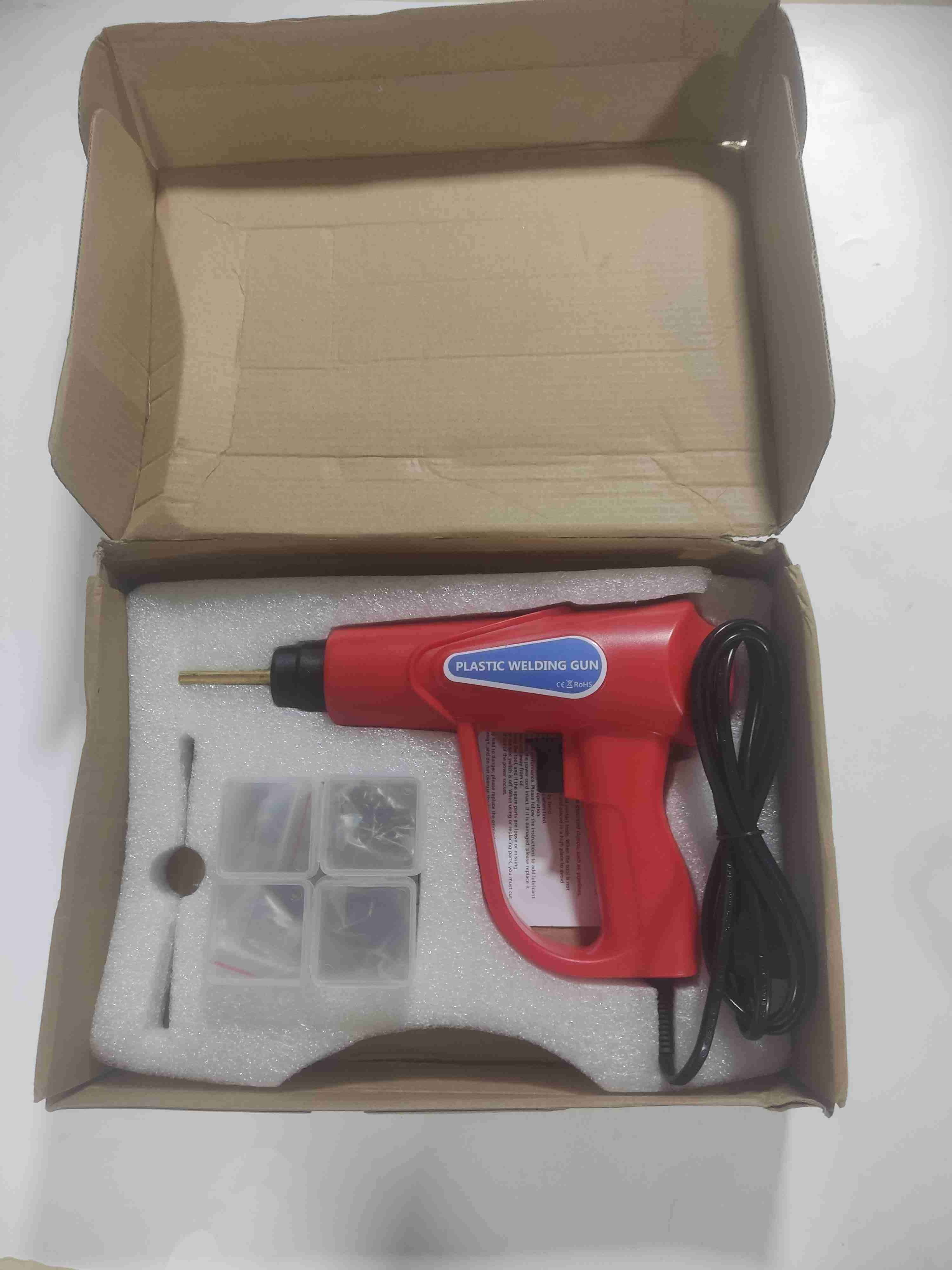 Pistola de soldadura plástica roja