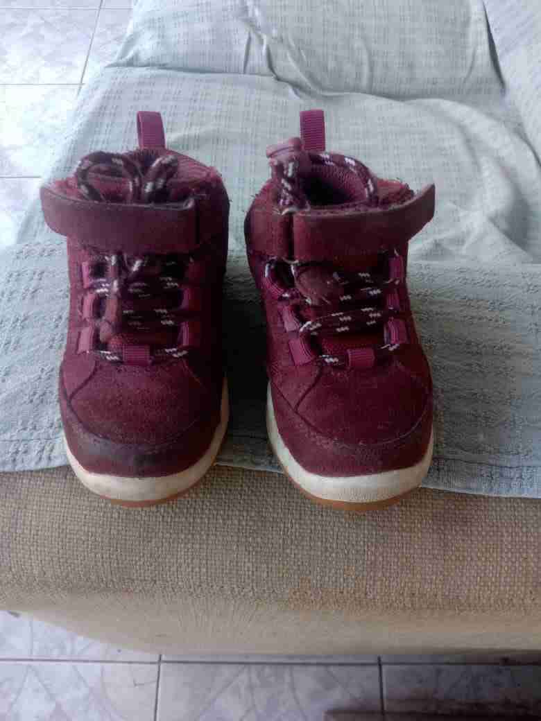 Botines hush puppies burdeos para niñas - miniatura 4