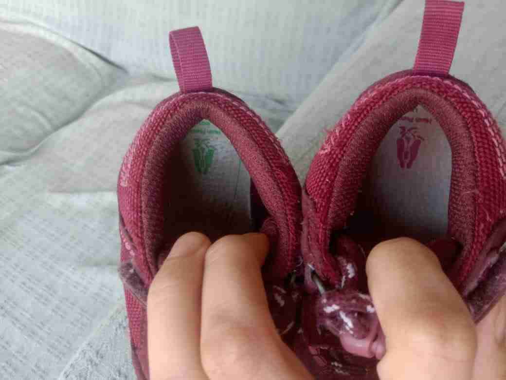 Botines hush puppies burdeos para niñas - miniatura 5