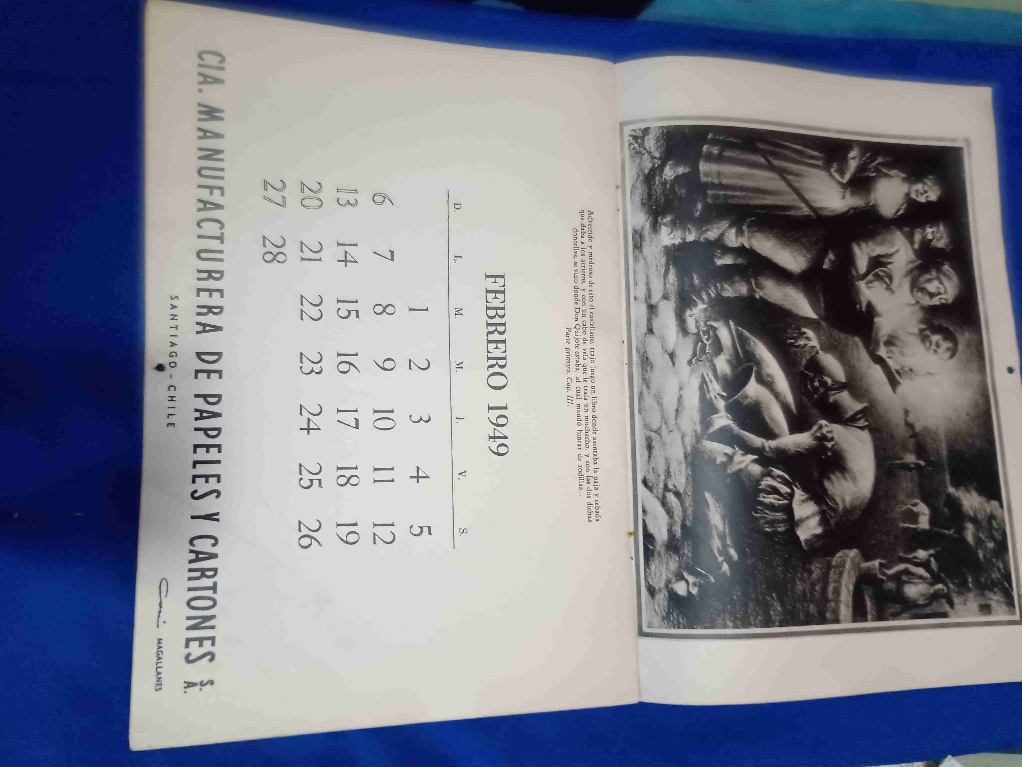 Calendario año 1949 - miniatura 2