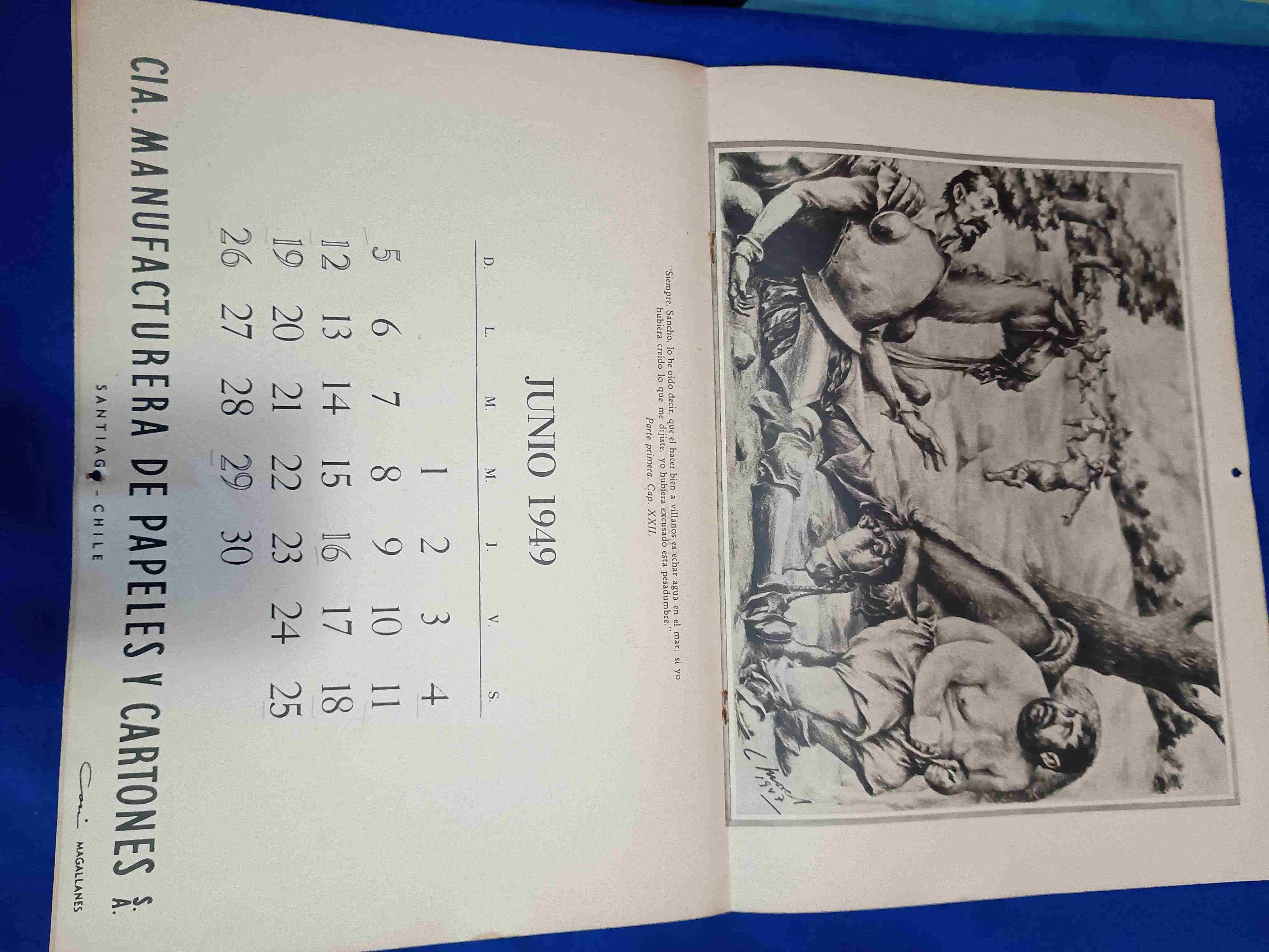 Calendario año 1949 - miniatura 3