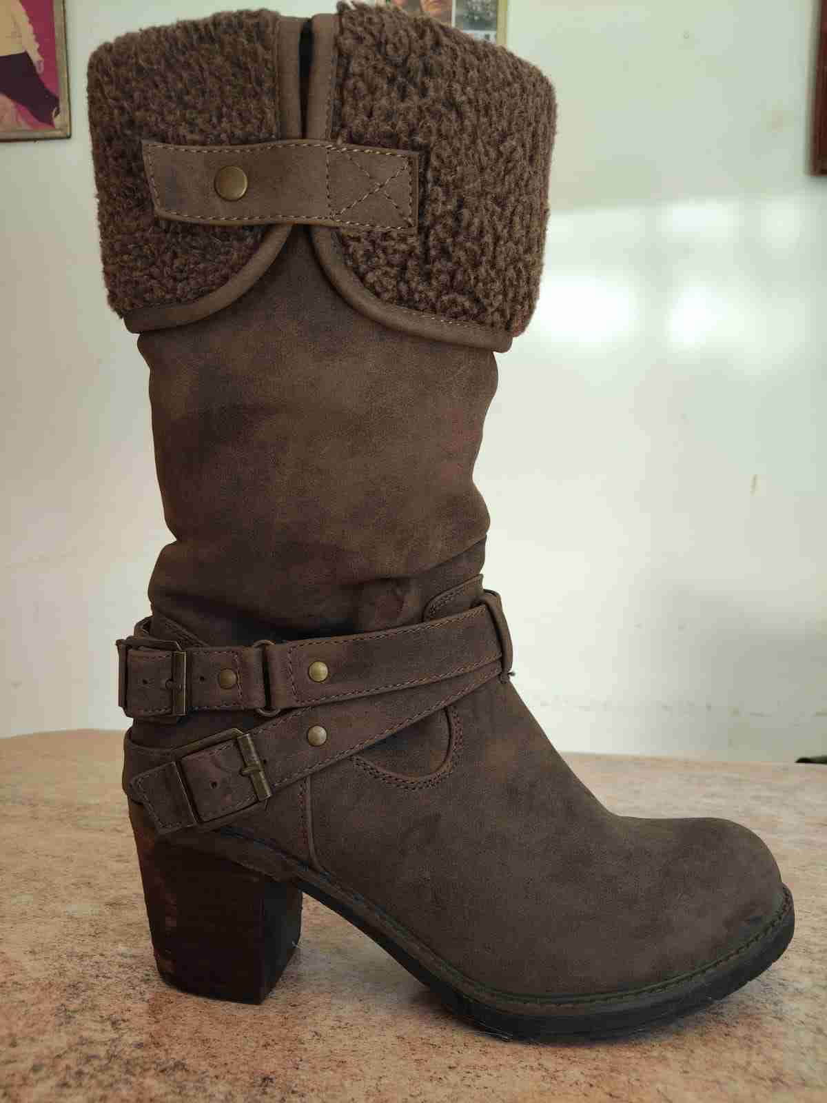 Botas de cuero Azaleia 38 - miniatura 3