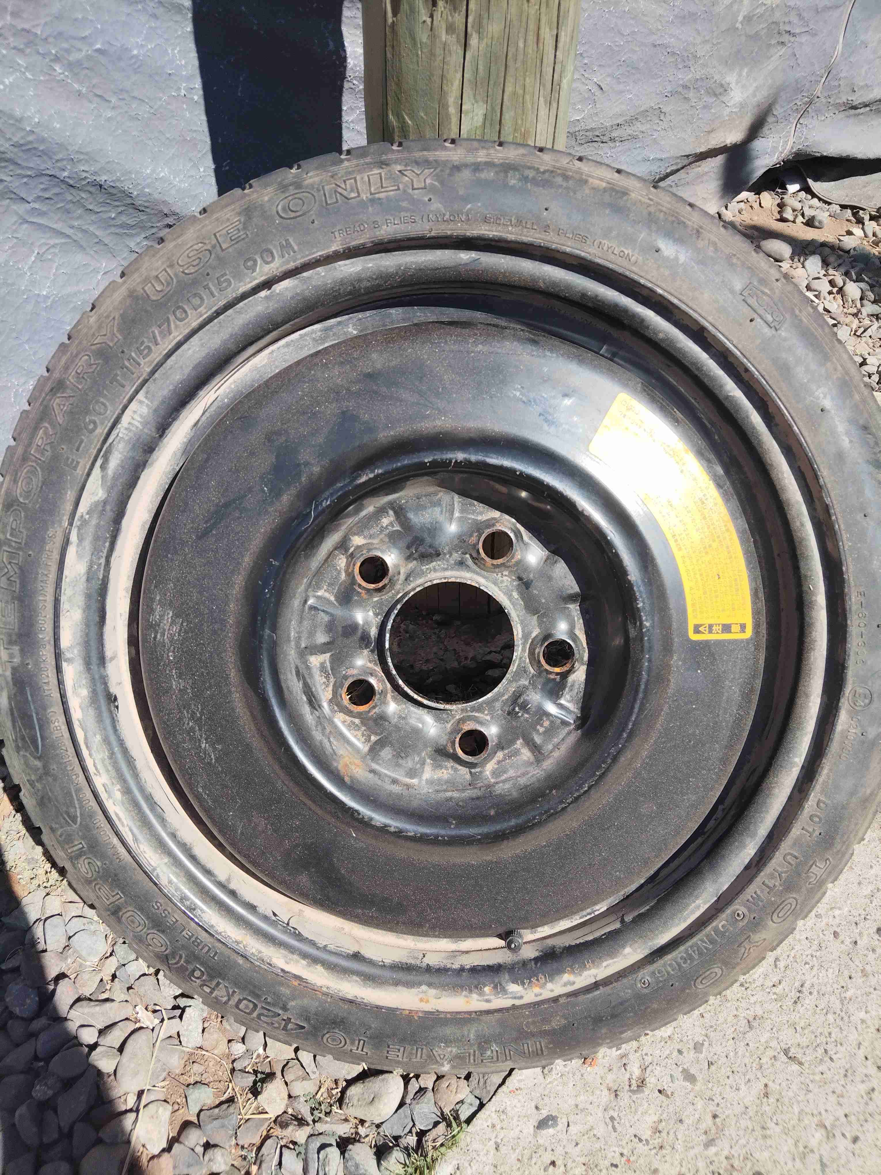 Rueda de repuesto 5x114 - miniatura 1